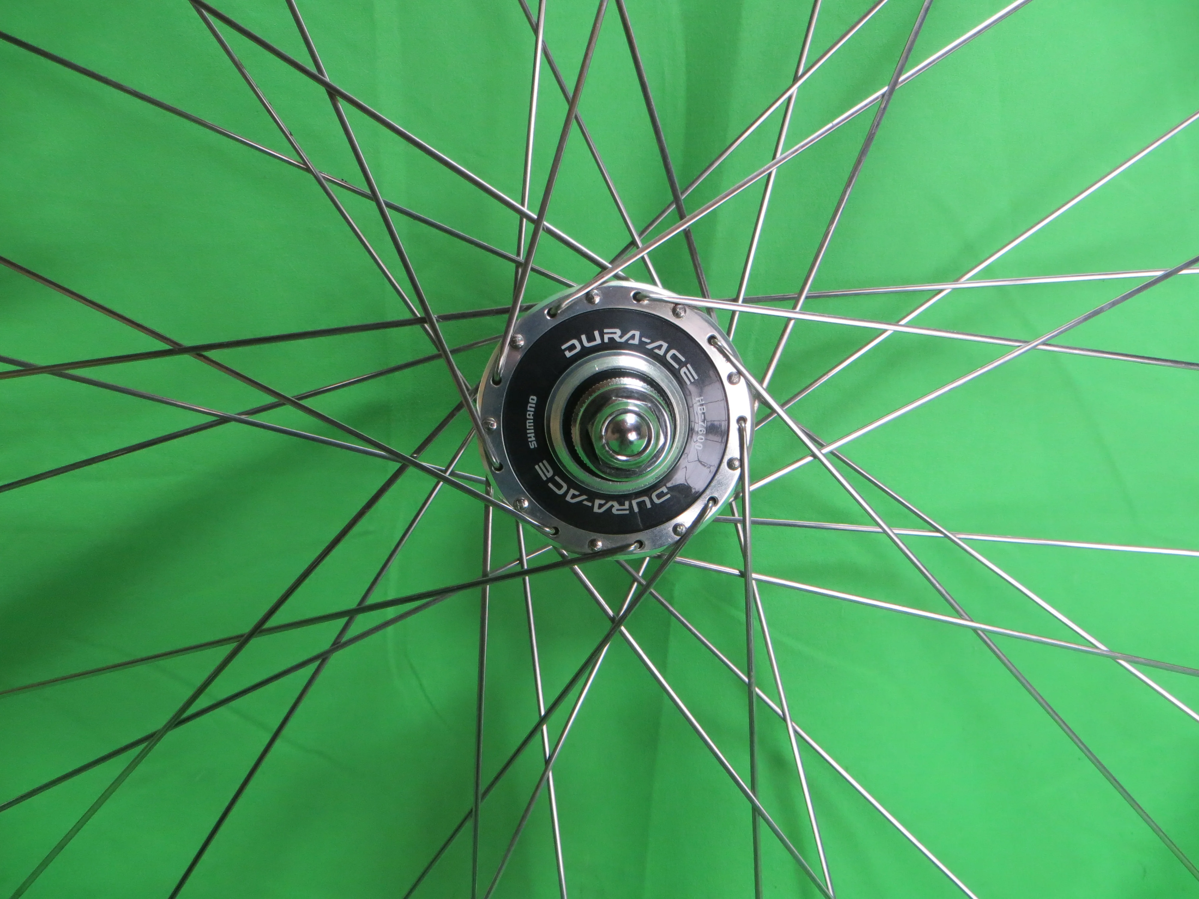 Araya Gold 16B NJS 700c Tubular NJS Rims, Shimano Dura Ace HB-7600 NJS hubs 36H 120mm (26021301) - Image 6