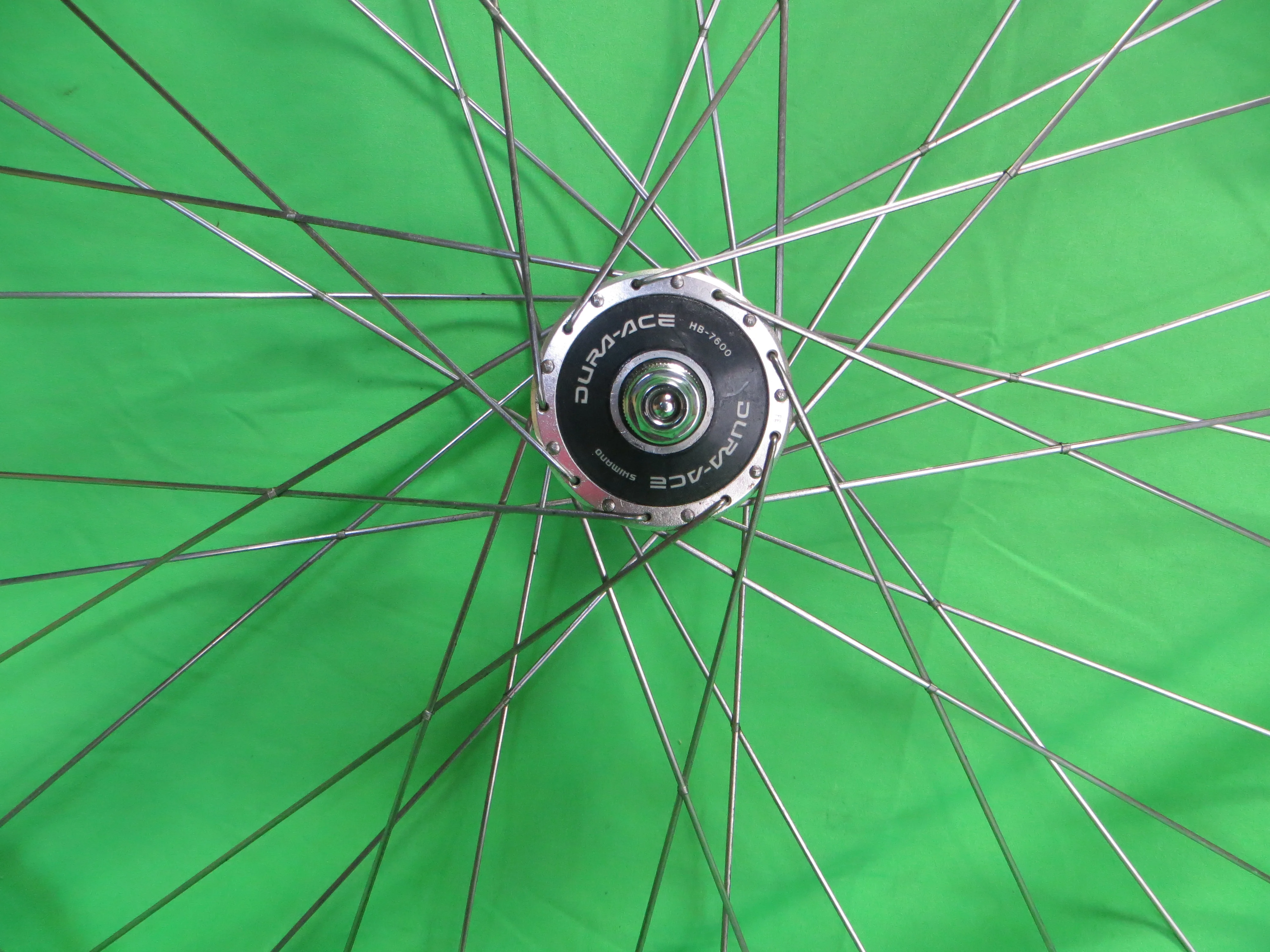 Araya Gold 16B NJS 700c Tubular NJS Rims, Shimano Dura Ace HB-7600 NJS hubs 36H 120mm (26021503) - Image 3