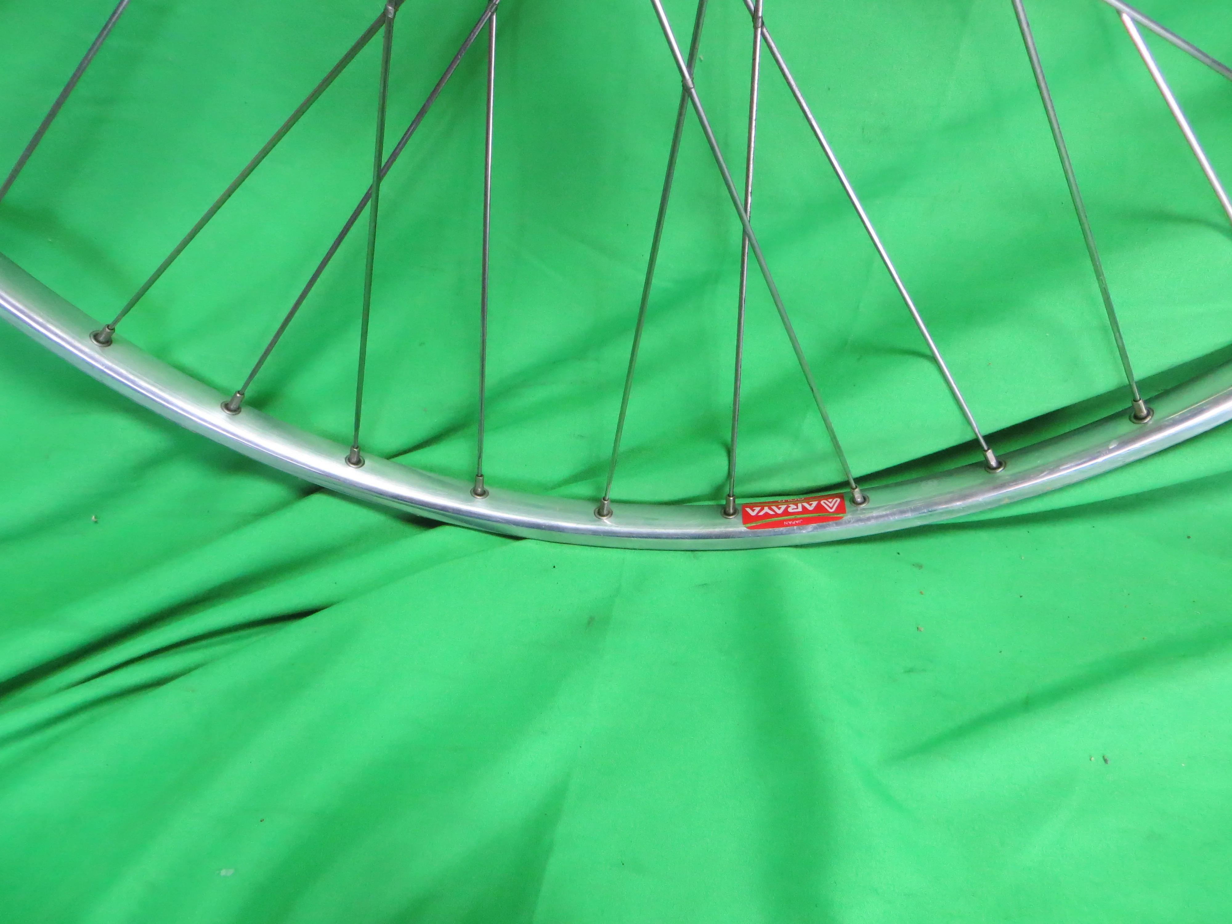Araya Gold 16B NJS 700c Tubular NJS Rims, Shimano Dura Ace HB-7600 NJS hubs 36H 120mm (26021503) - Image 4