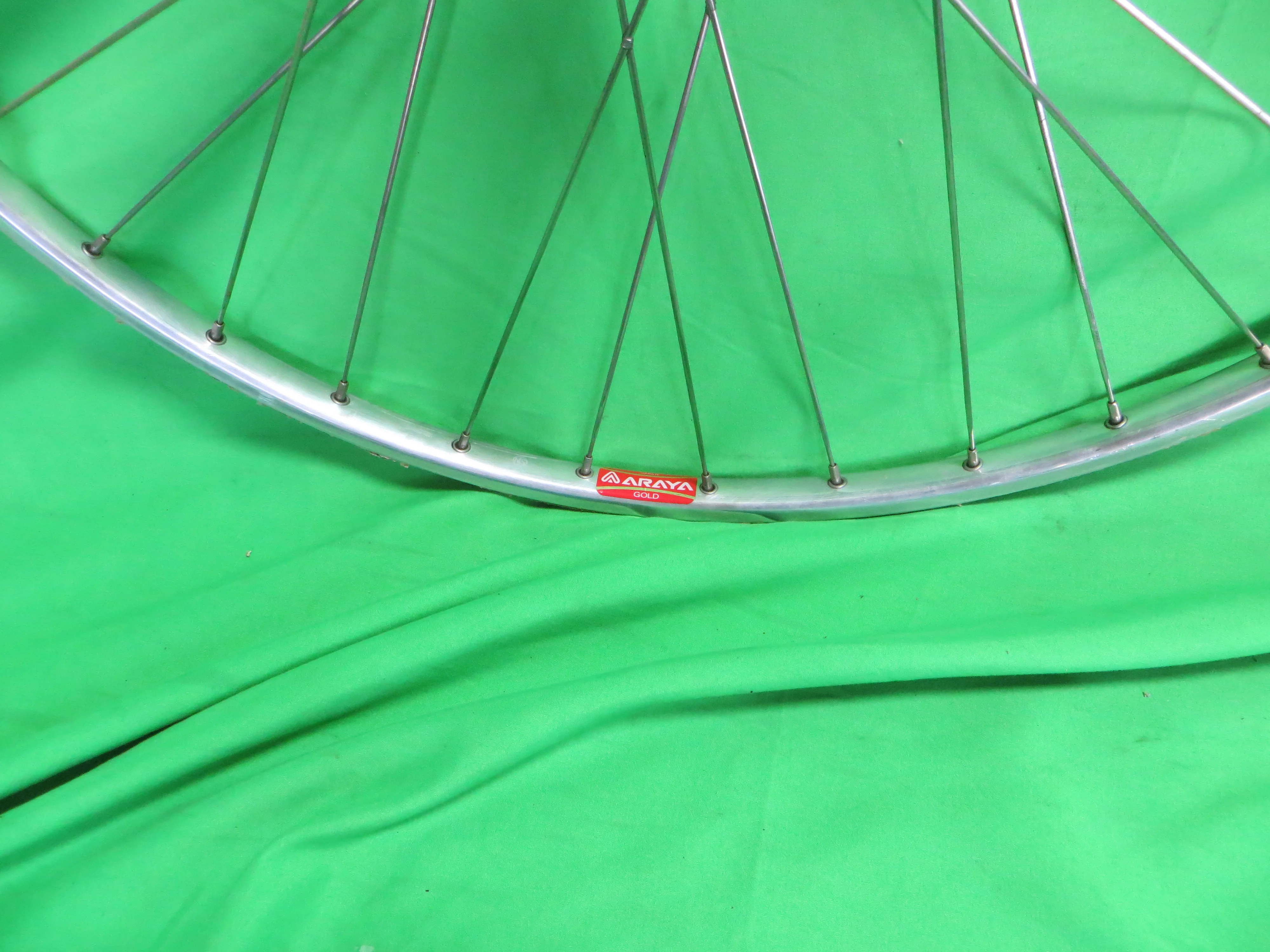 Araya Gold 16B NJS 700c Tubular NJS Rims, Shimano Dura Ace HB-7600 NJS hubs 36H 120mm (26021503) - Image 7