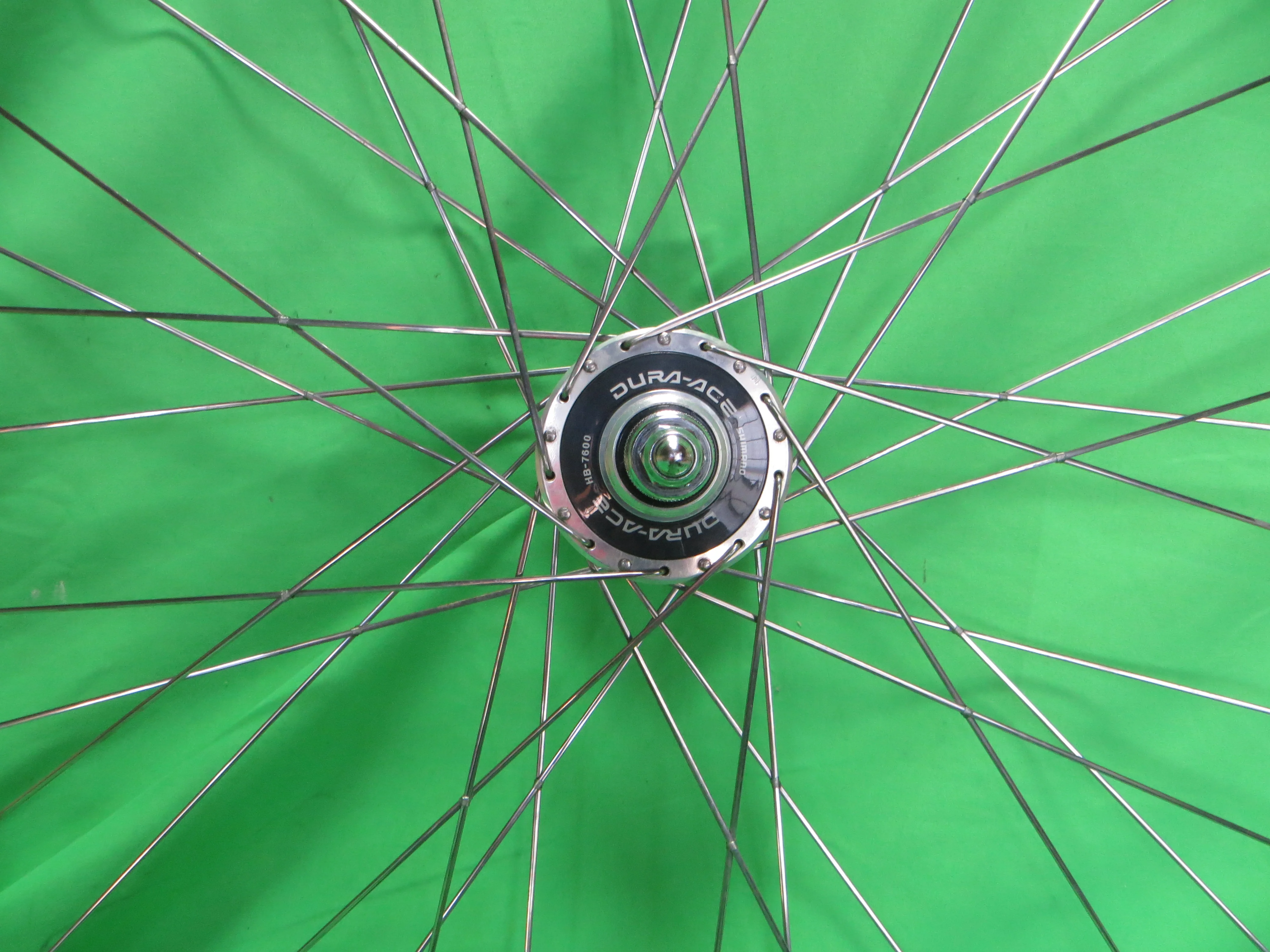 Araya Gold 16B NJS 700c Tubular NJS Rims, Shimano Dura Ace HB-7600 NJS hubs 36H 120mm (26021503) - Image 9