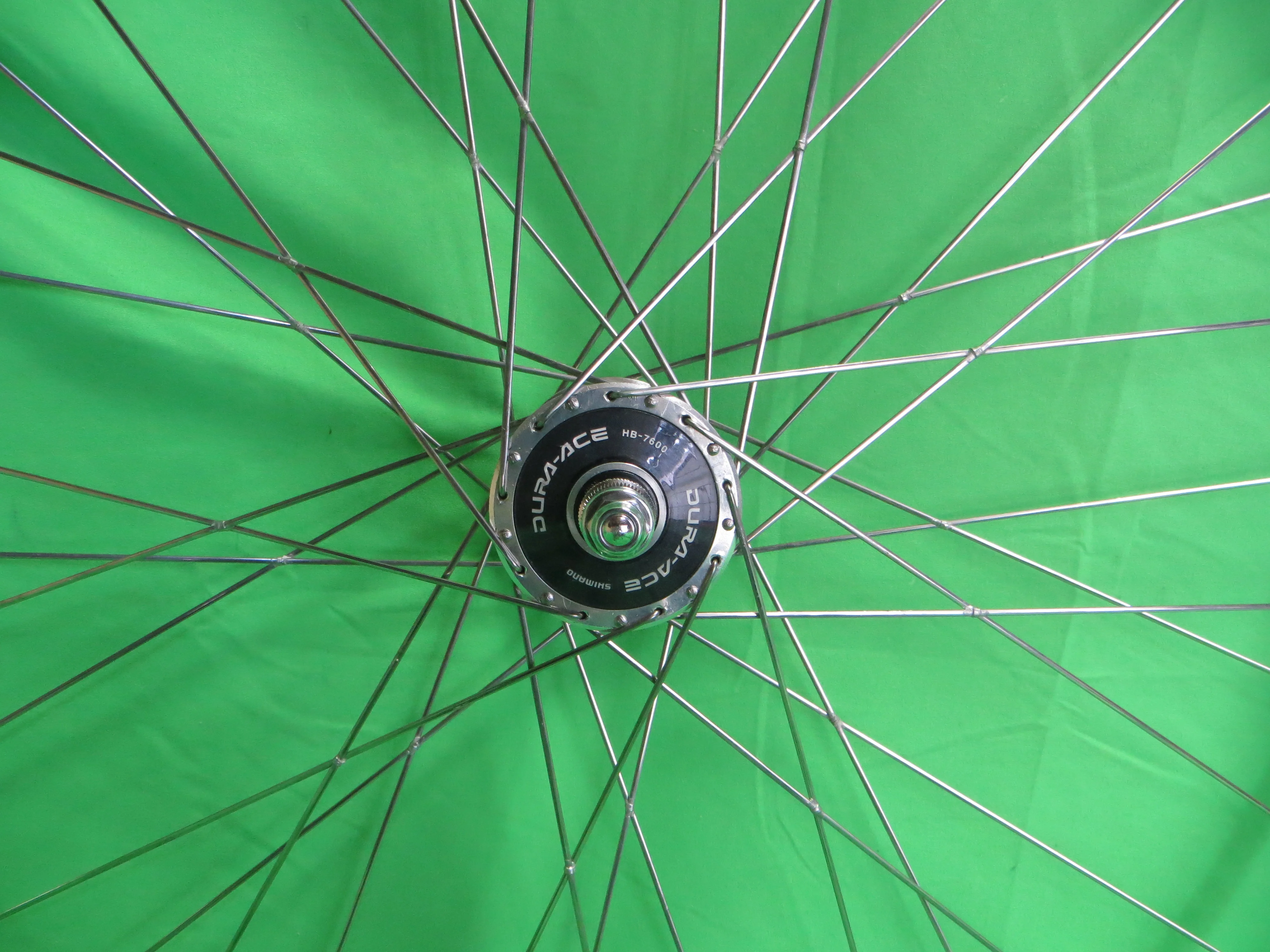 Araya Gold 16B NJS 700c Tubular NJS Rims, Shimano Dura Ace HB-7600 NJS hubs 36H 120mm (26021505) - Image 3