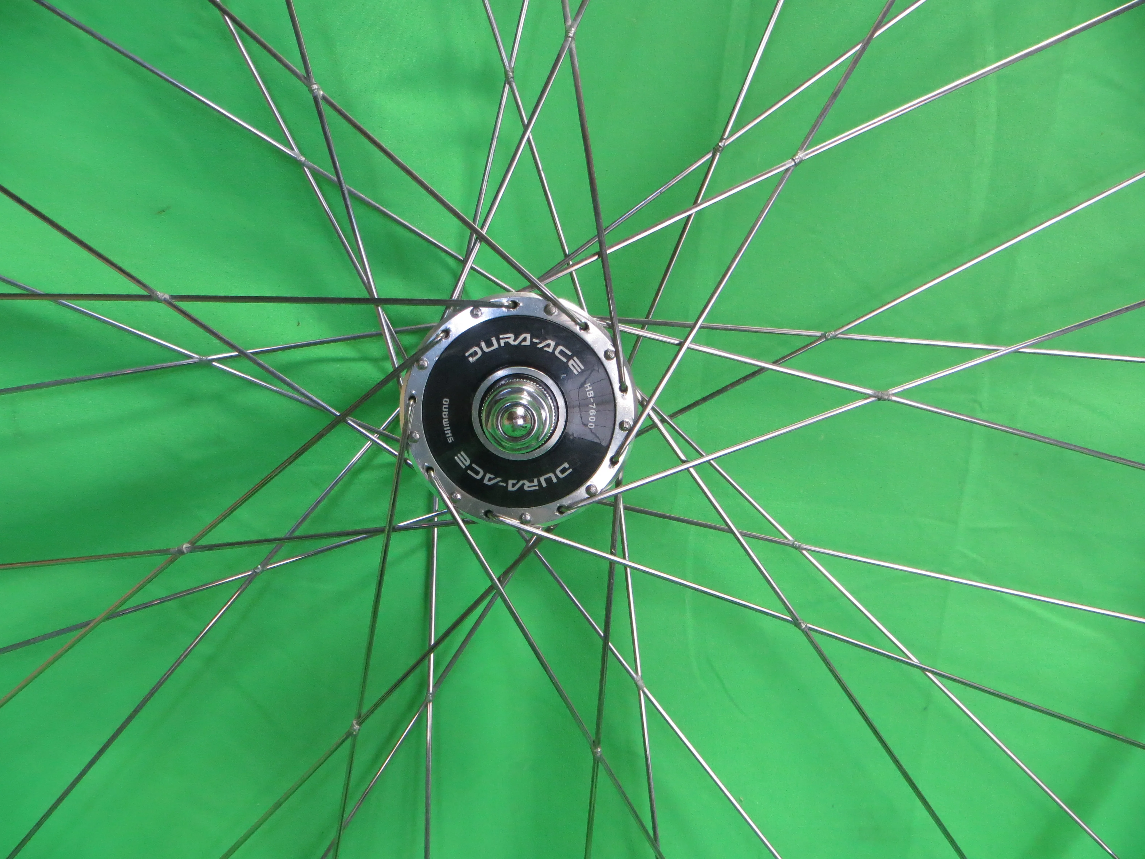 Araya Gold 16B NJS 700c Tubular NJS Rims, Shimano Dura Ace HB-7600 NJS hubs 36H 120mm (26021505) - Image 6