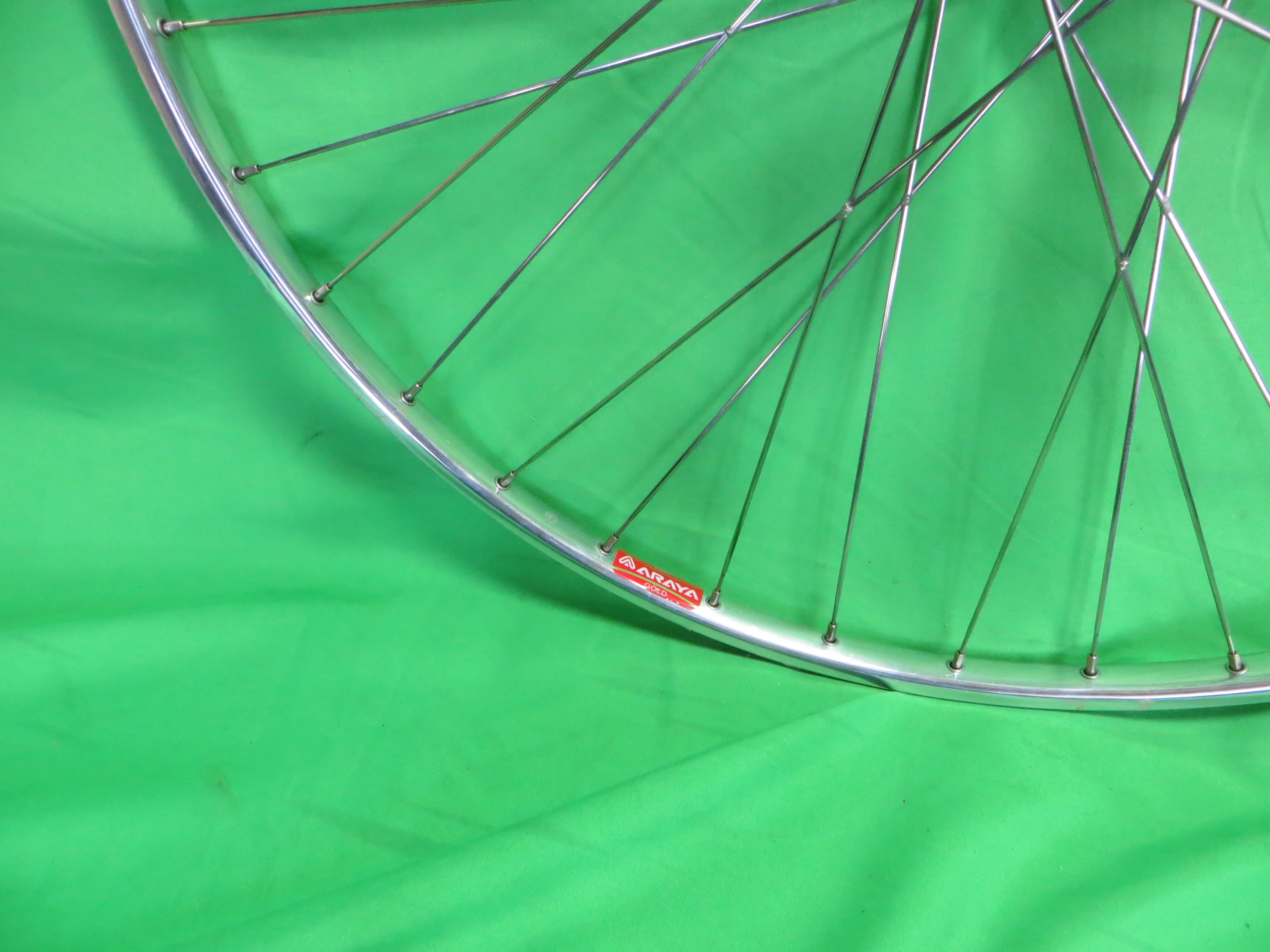 Araya Gold 16B NJS 700c Tubular NJS Rims, Shimano Dura Ace HB-7600 NJS hubs 36H 120mm (26021505) - Image 7