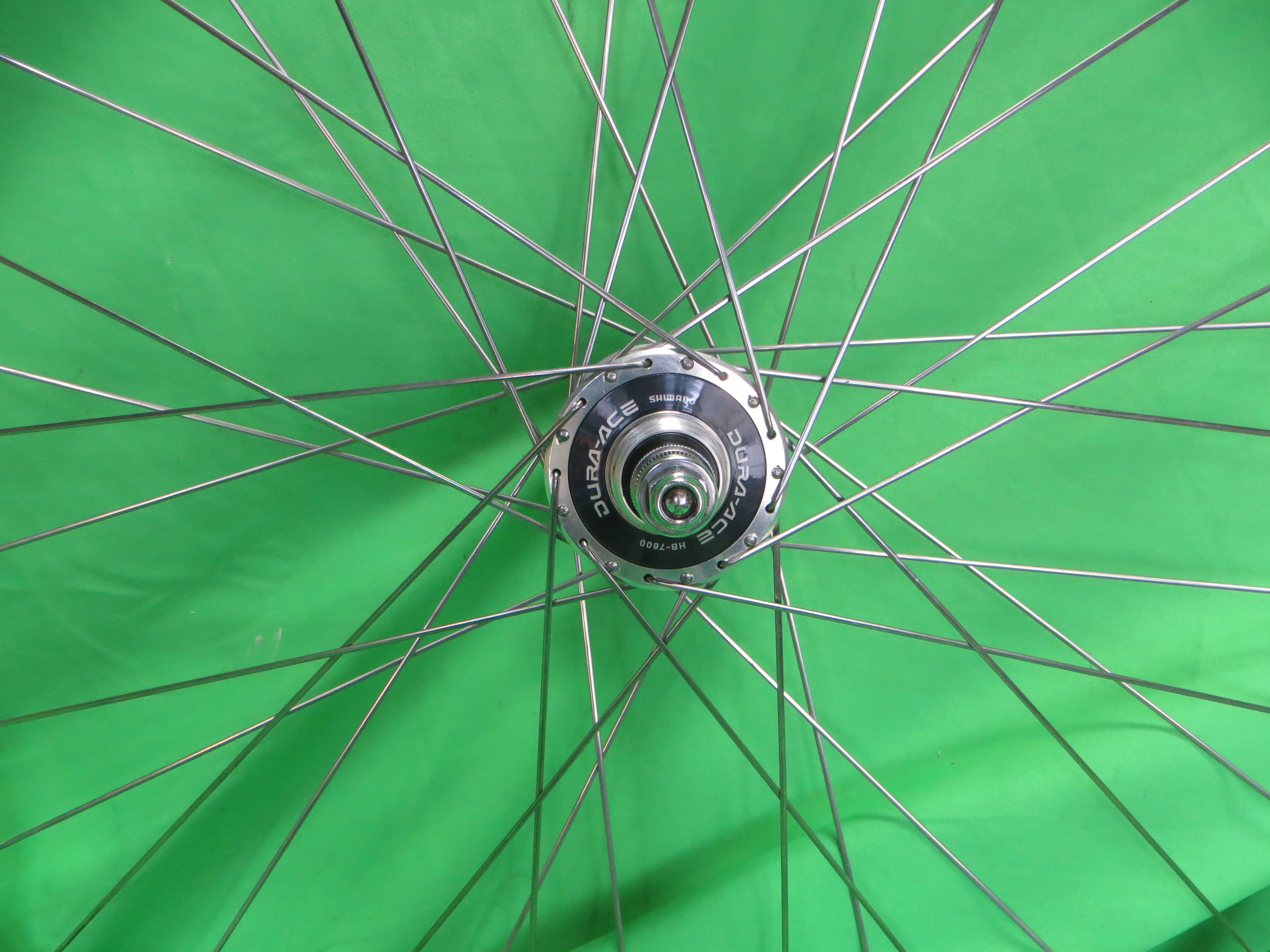 Araya Gold 16B NJS 700c Tubular NJS Rims, Shimano Dura Ace HB-7600 NJS hubs 36H 120mm (26021505) - Image 9