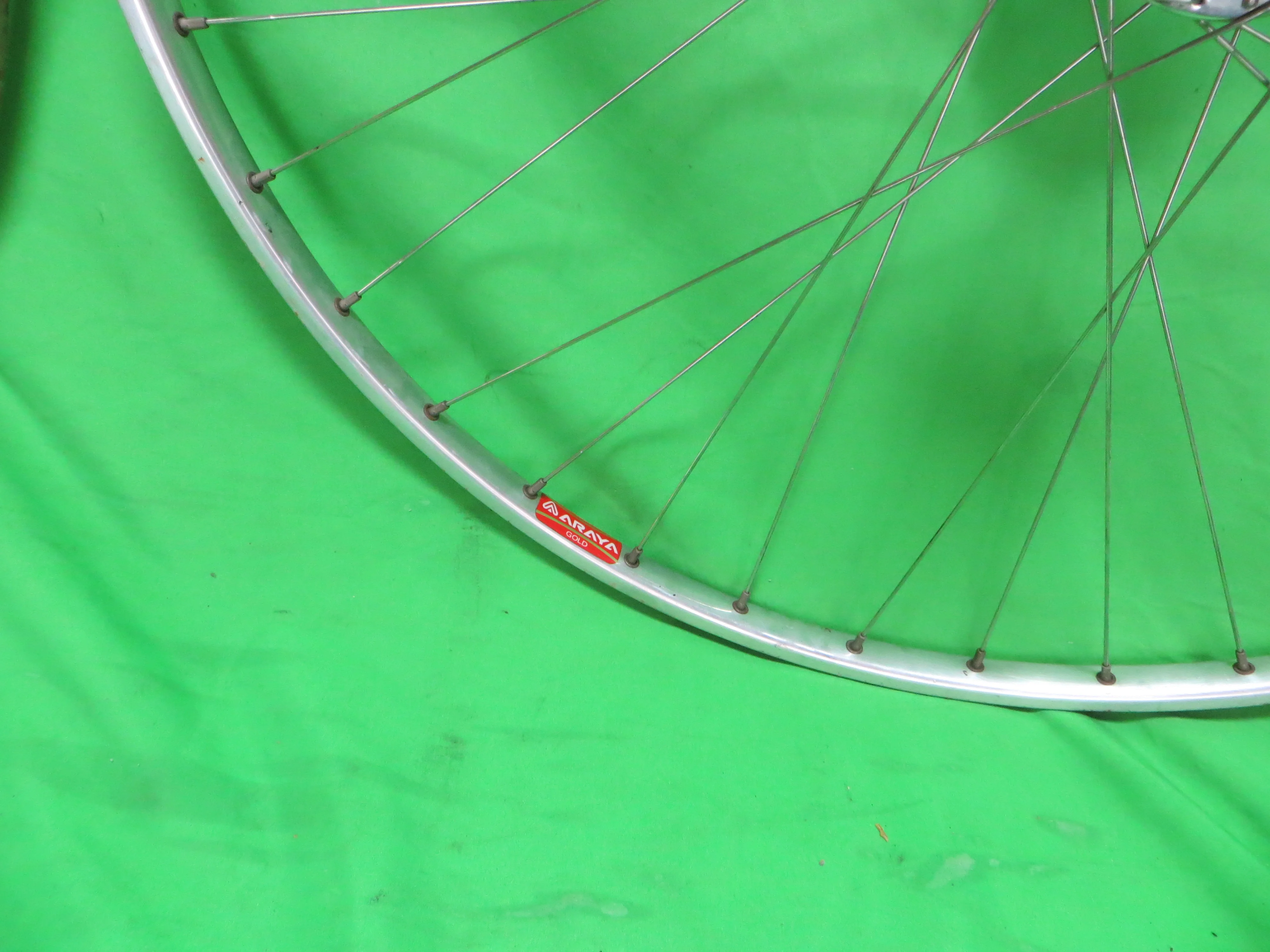 Araya Gold 16B NJS 700c Tubular NJS Rims, Suntour Superbe Pro NJS Hubs 36H 120mm (26032502) - Image 10