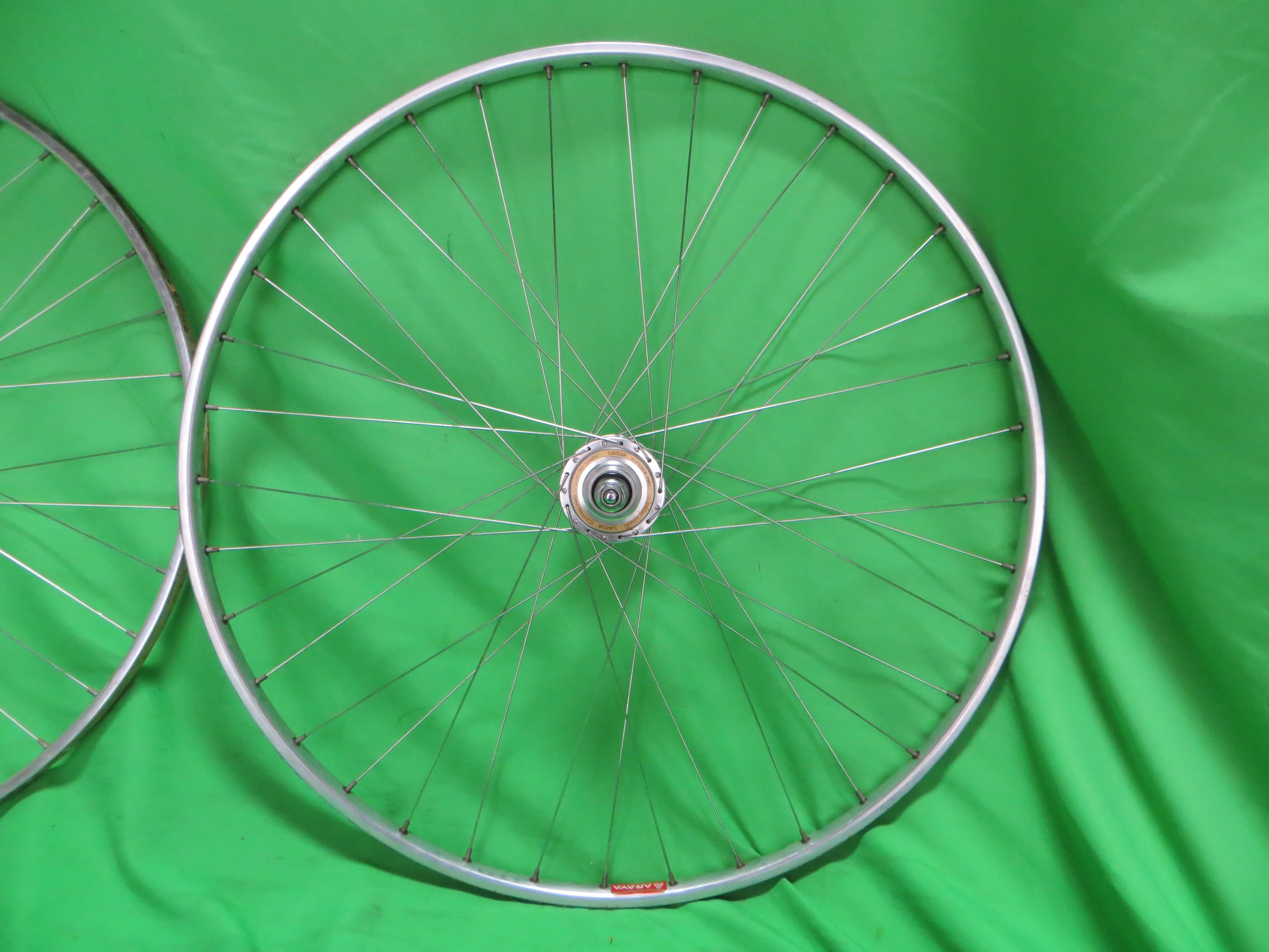 Araya Gold 16B NJS 700c Tubular NJS Rims, Suntour Superbe Pro NJS Hubs 36H 120mm (26032502) - Image 11