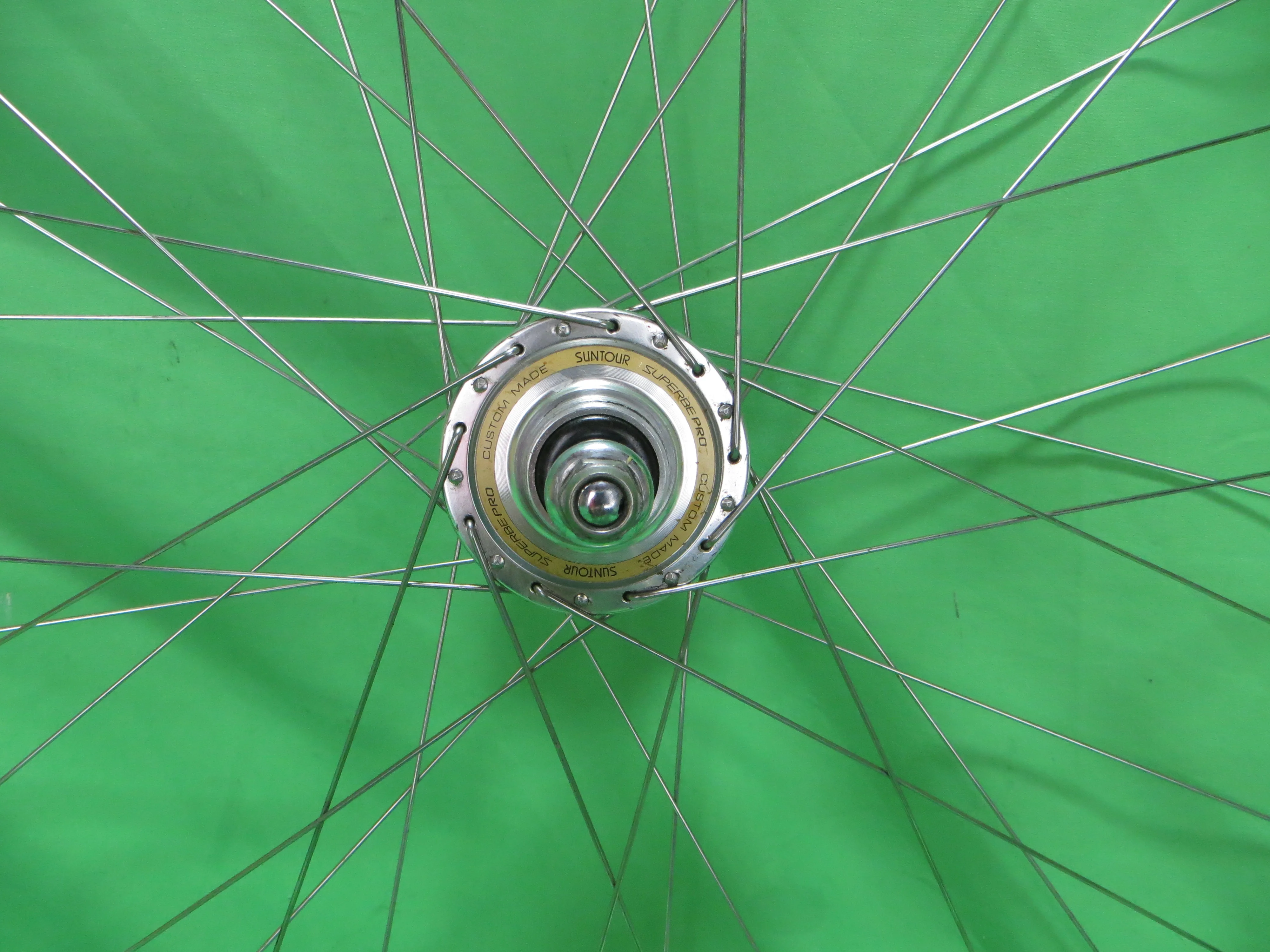 Araya Gold 16B NJS 700c Tubular NJS Rims, Suntour Superbe Pro NJS Hubs 36H 120mm (26032502) - Image 12