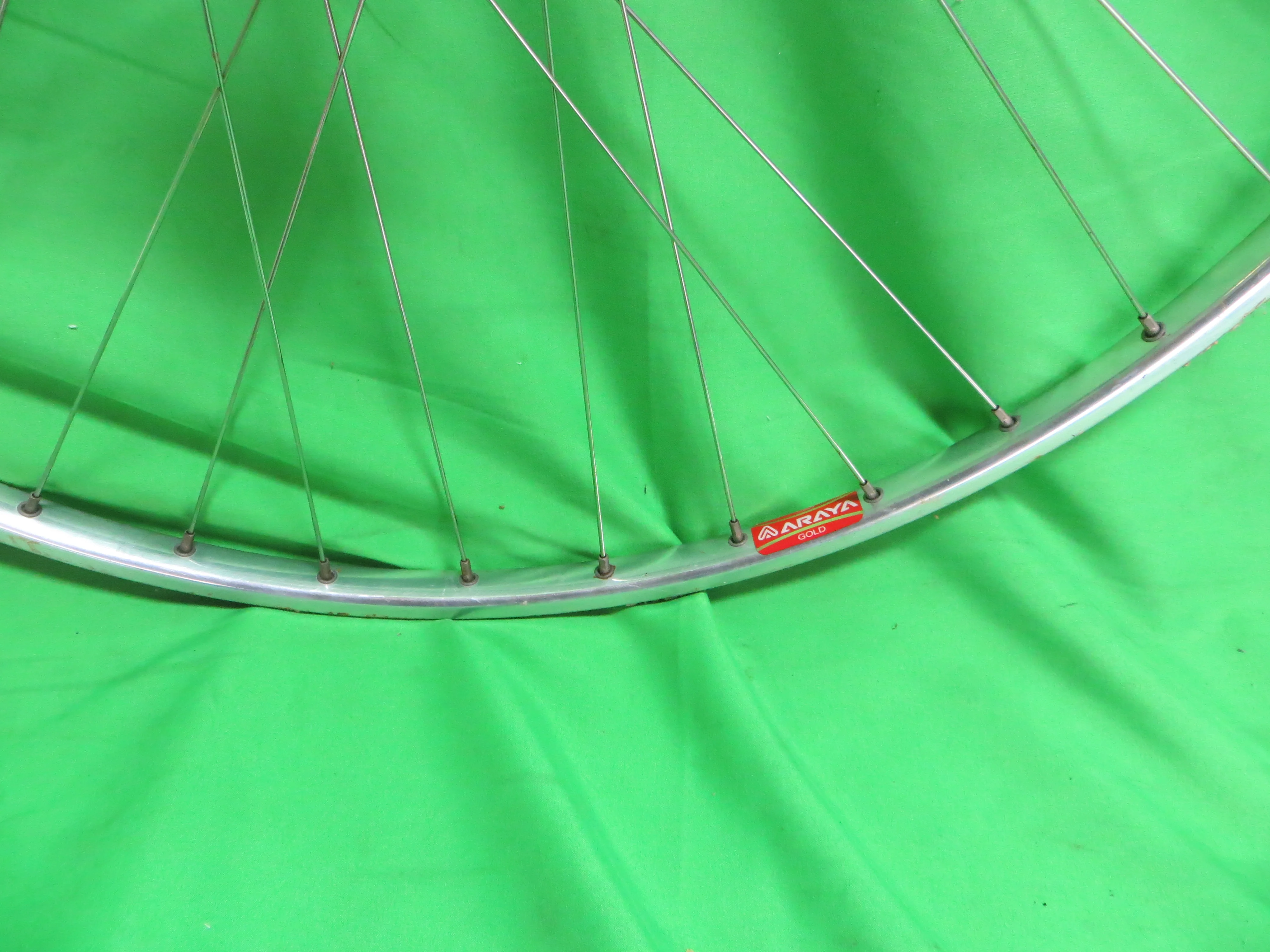 Araya Gold 16B NJS 700c Tubular NJS Rims, Suntour Superbe Pro NJS Hubs 36H 120mm (26032502) - Image 4