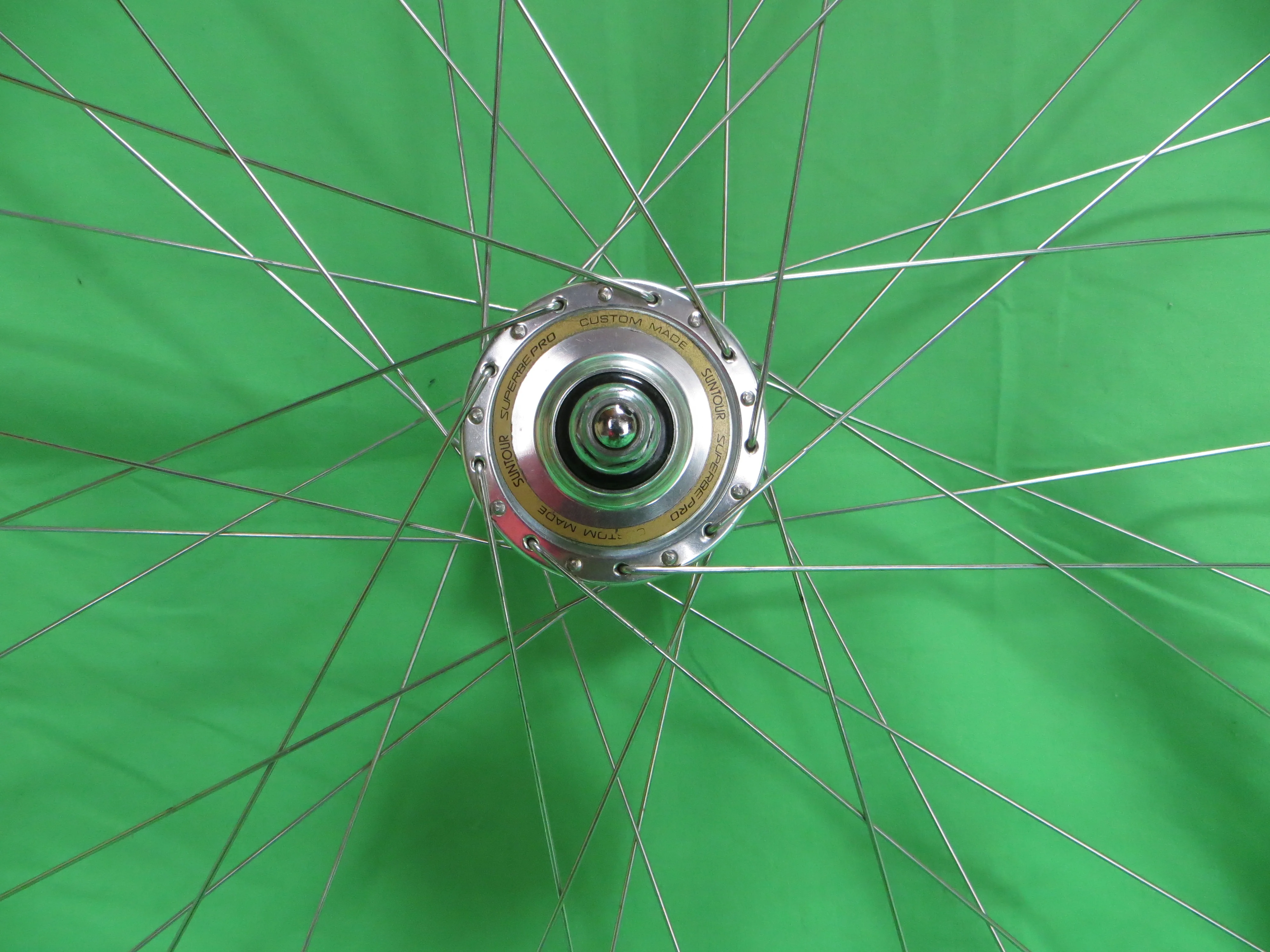 Araya Gold 16B NJS 700c Tubular NJS Rims, Suntour Superbe Pro NJS Hubs 36H 120mm (26032502) - Image 6