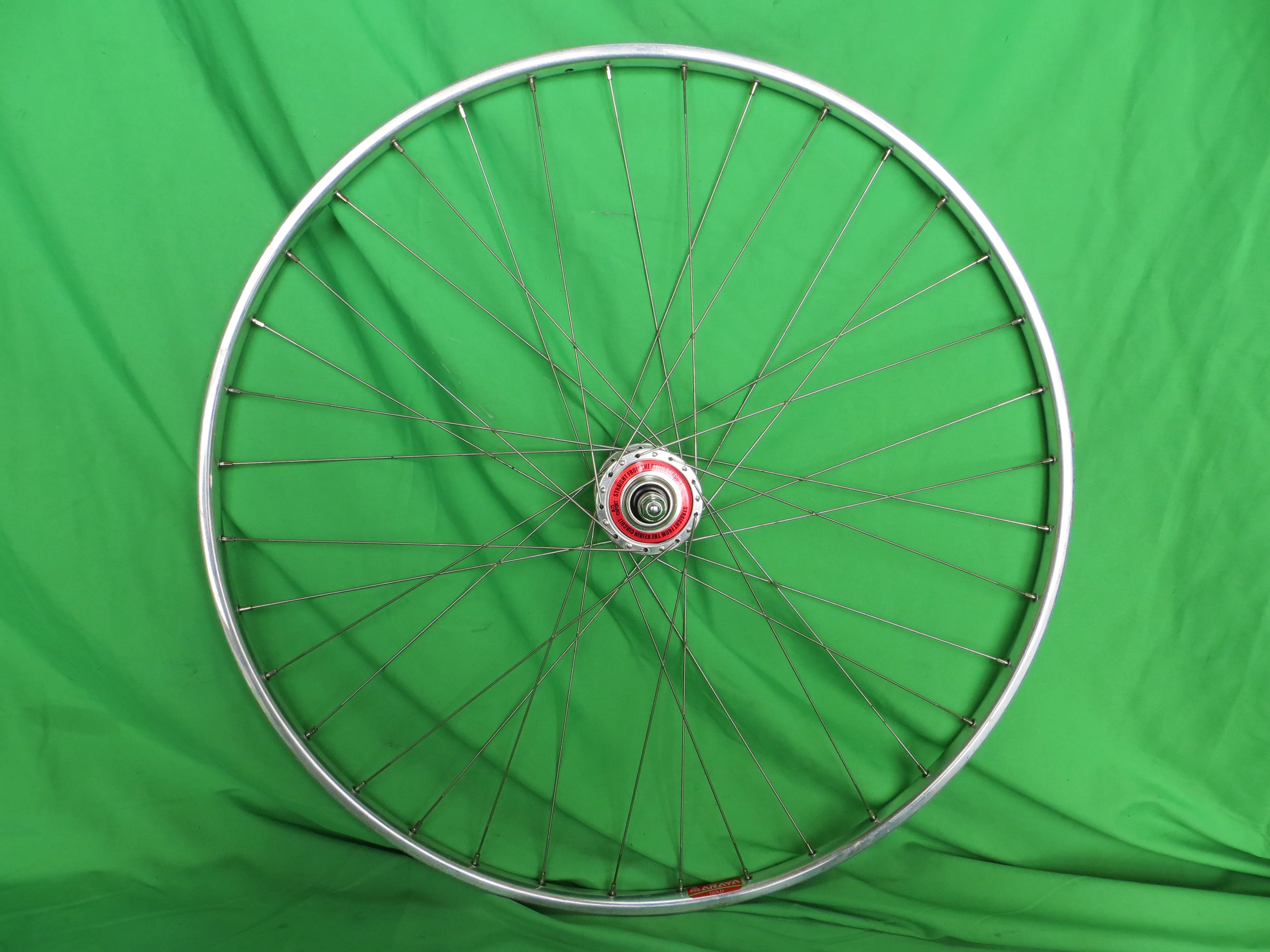 Araya Gold 16B NJS 700c Tubular rim, Suntour 100mm/9mm NJS Front Hub (23112402) - Image 4