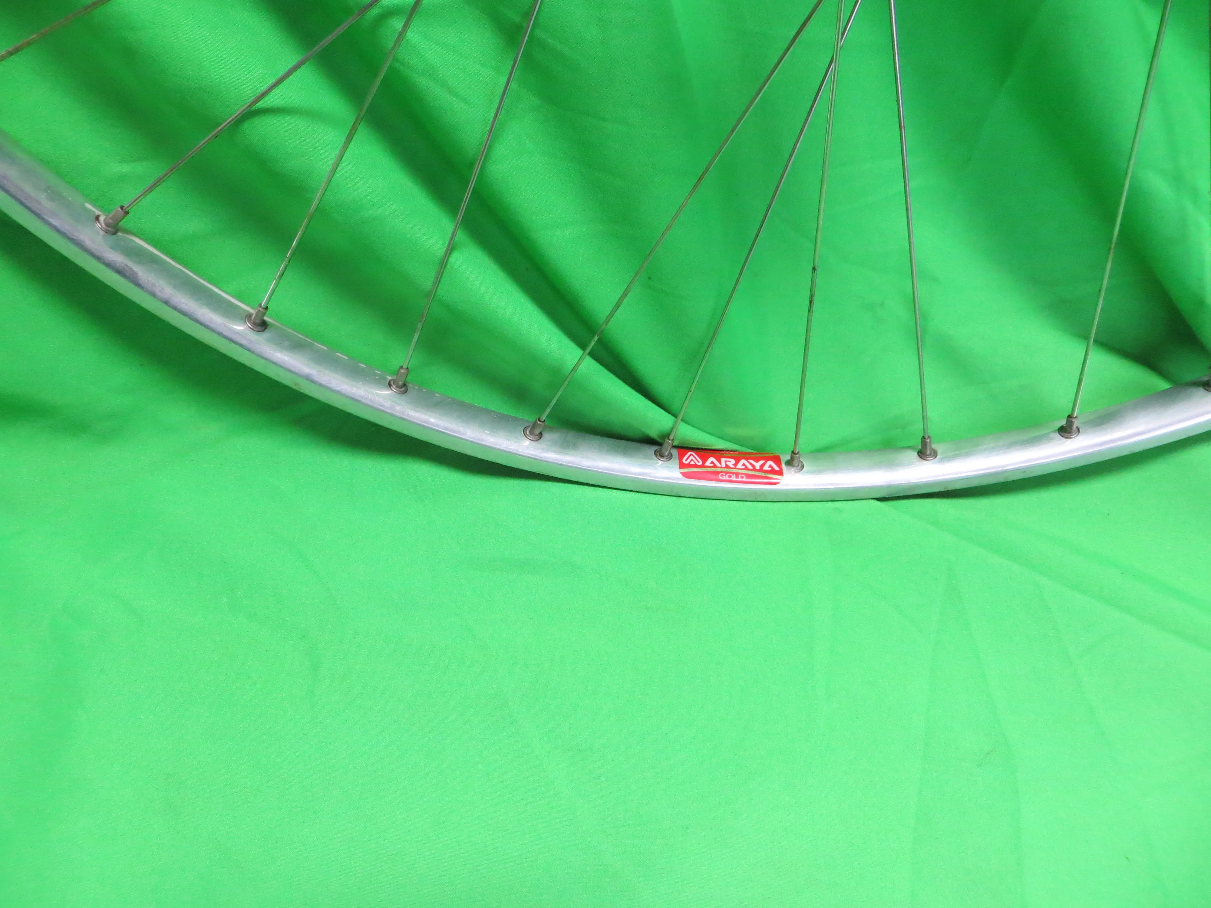 Araya Gold 16B NJS 700c Tubular rim, Suntour Superbe Pro 36H 110mm NJS Rear Hub (23111901) - Image 3