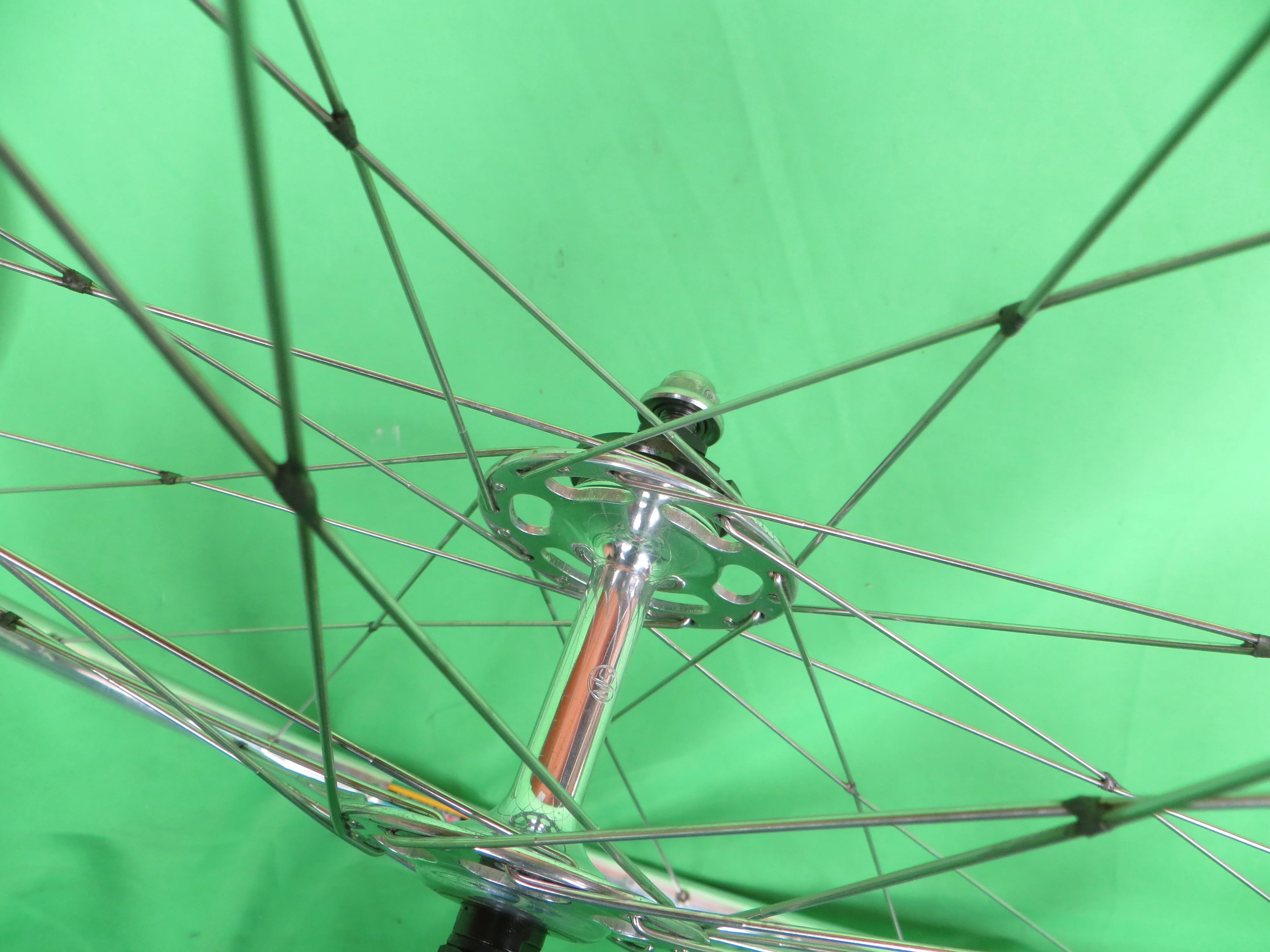 Araya Gold World Champion 16B NJS 700c Tubular NJS Rims, Campagnolo Record NJS hubs 36H 120mm (2602821) - Image 12