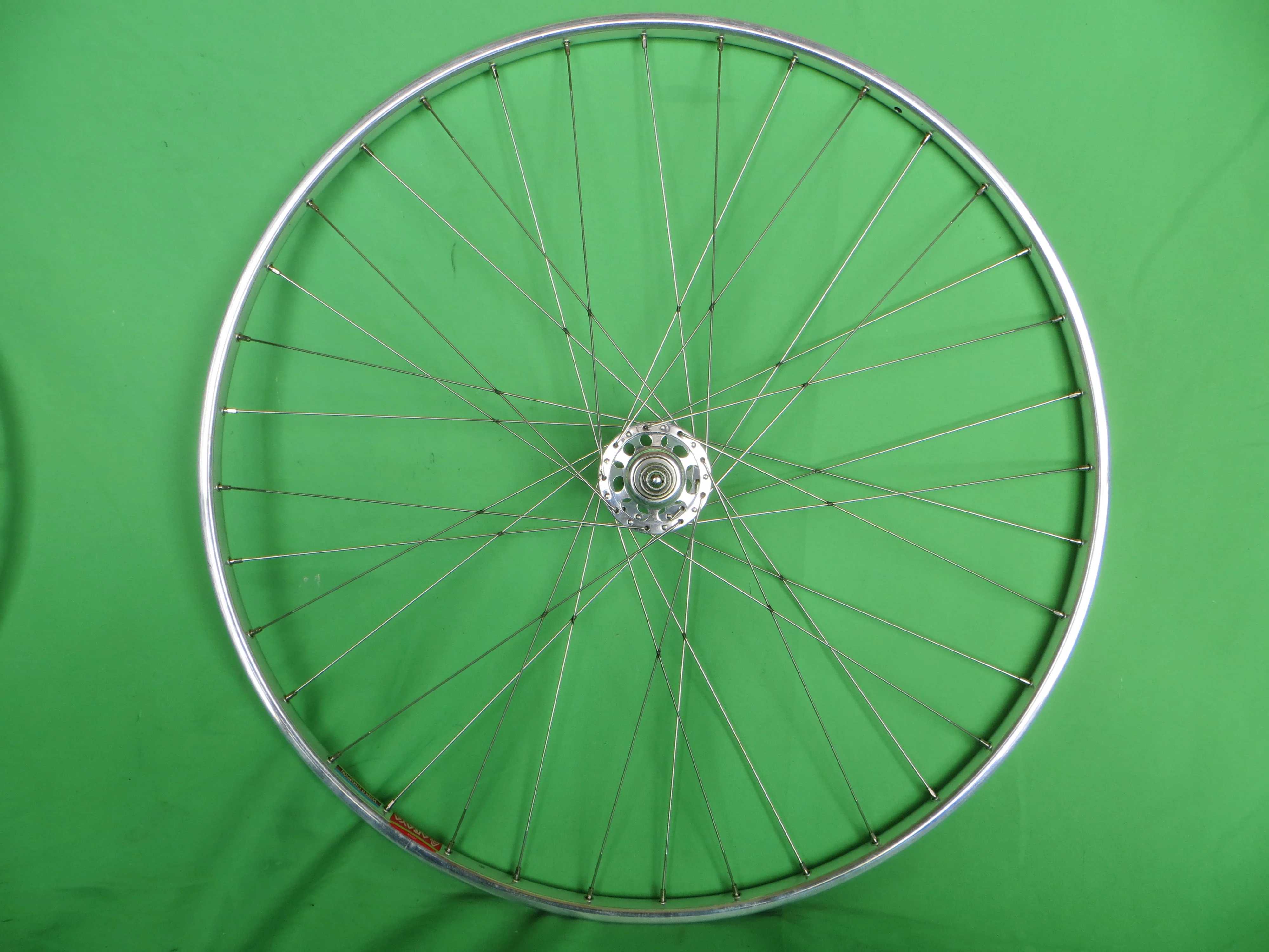Araya Gold World Champion 16B NJS 700c Tubular NJS Rims, Campagnolo Record NJS hubs 36H 120mm (2602821) - Image 9