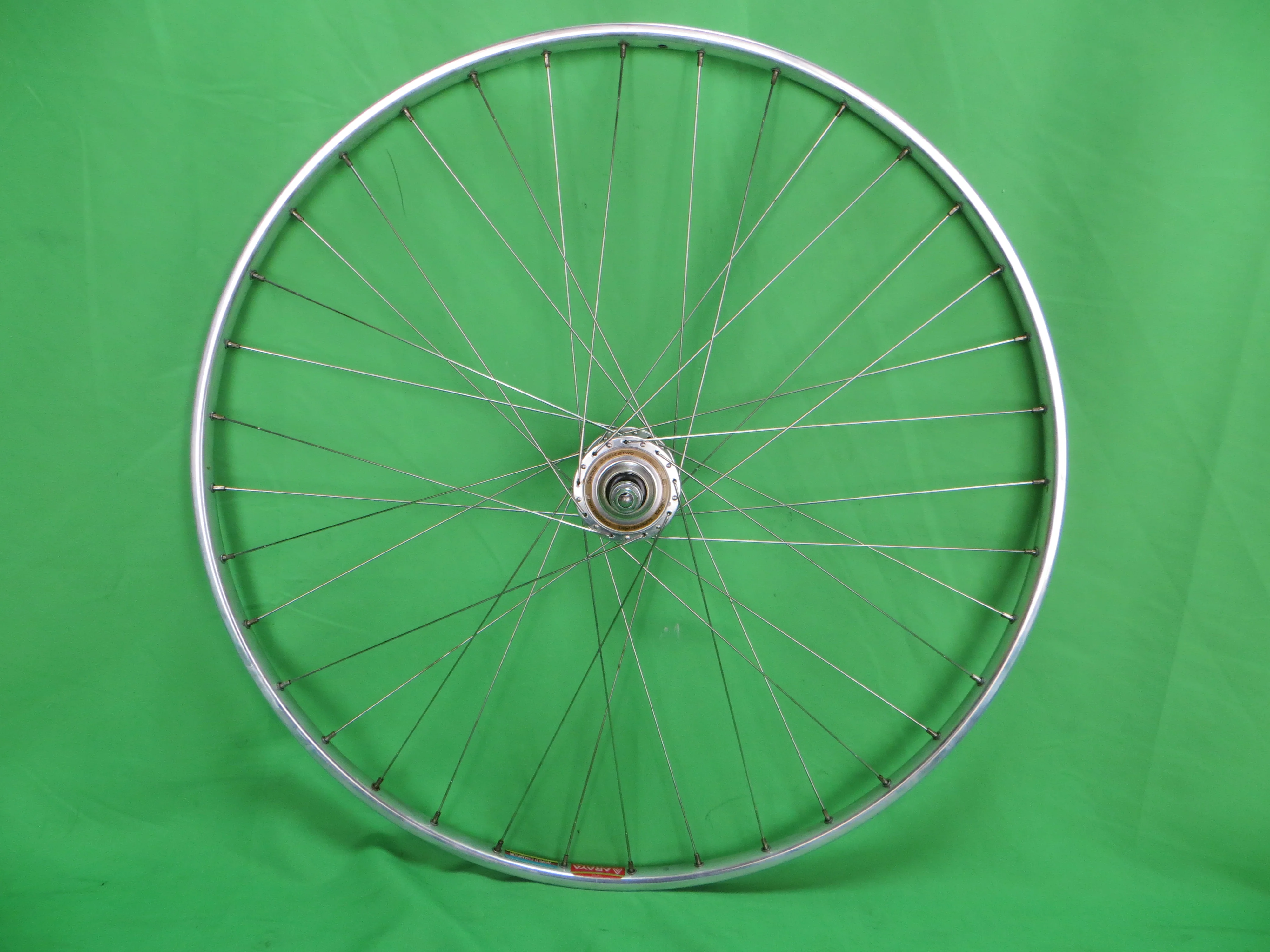 Araya Gold World Champion 16B NJS 700c Tubular rim, Suntour Superbe Pro 36H 120mm One Sided Fixed Rear Hub NJS (25111801) - Image 4