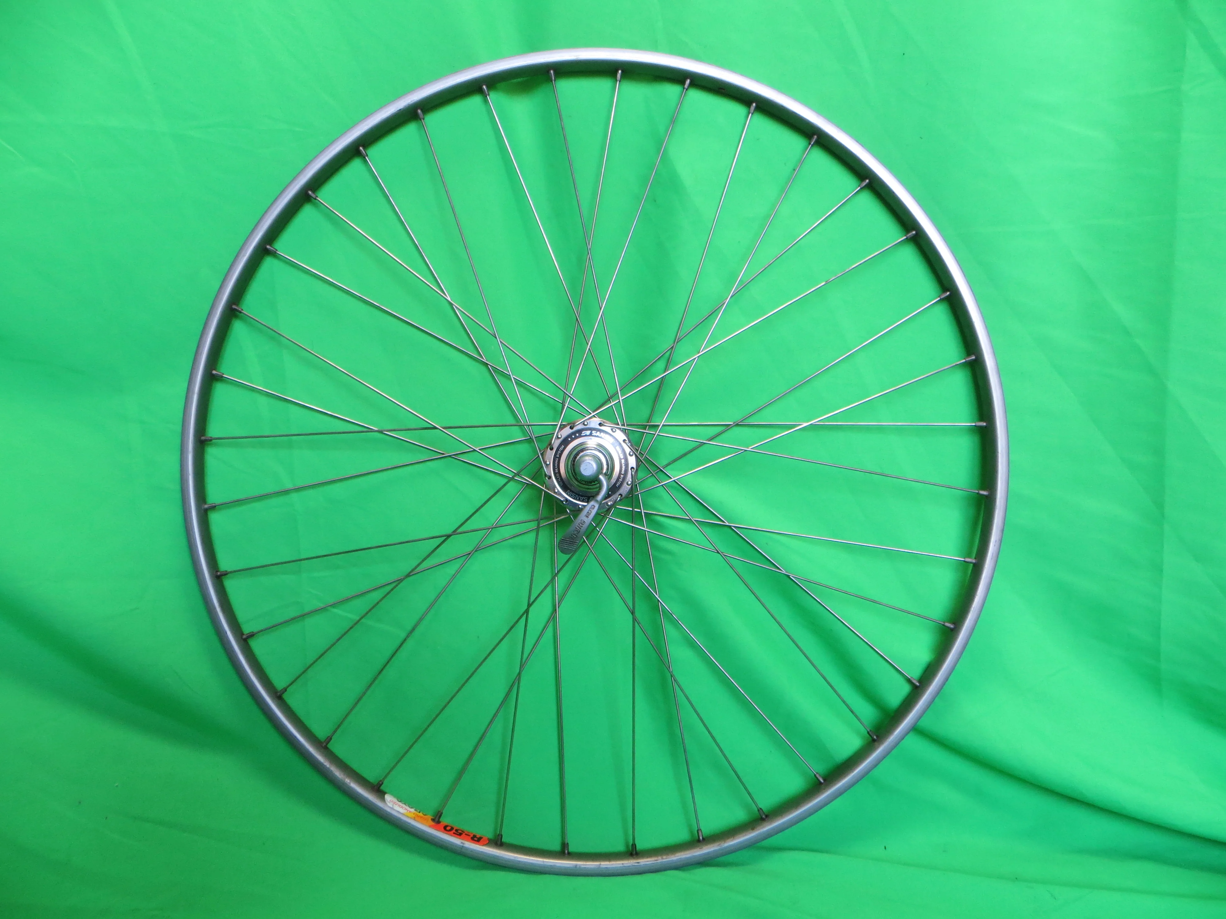 Araya R-50 700c Tubular rim, Sansin Pro Training  100mm/8mm Front Hub Quick Release (24120102) - Image 4