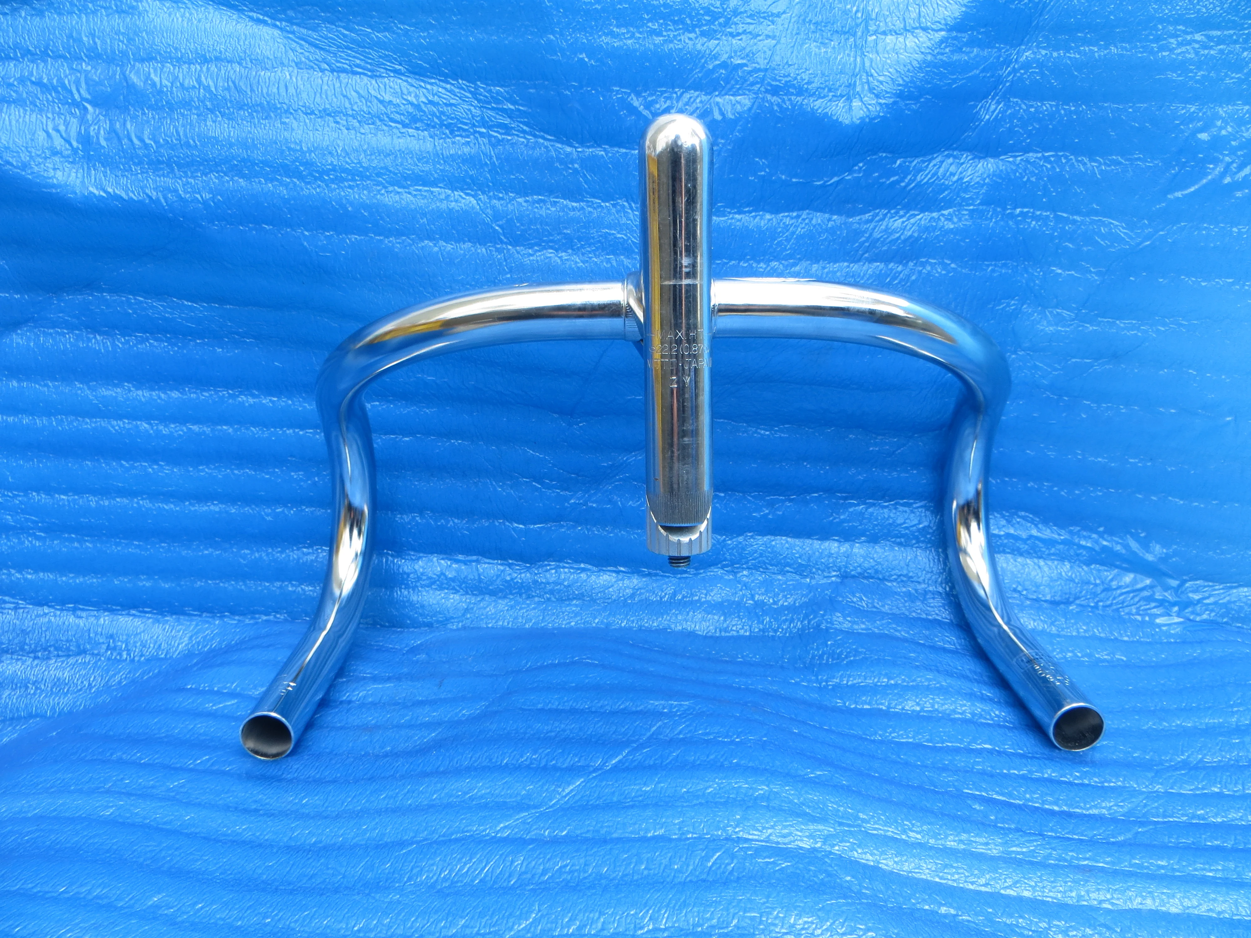 B123 340mm CrMo NJS Handlebar, Nitto Jaguar, 95mm/58degree Steel NJS Stem (26021207) - Image 4