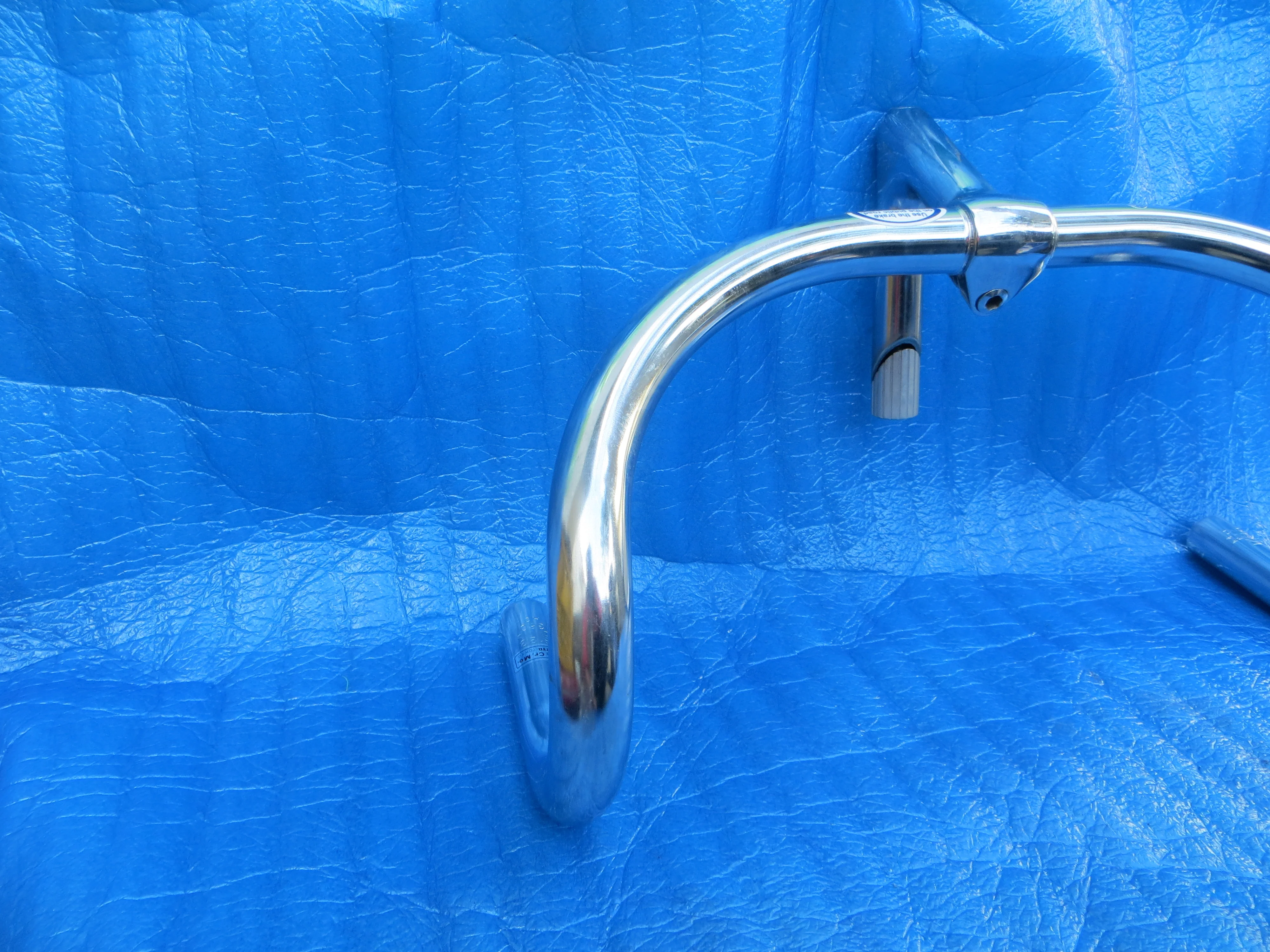 B123 360mm CrMo NJS Handlebar, Nitto Jaguar, 85mm/58 degree Steel NJS Stem (25111913) - Image 2