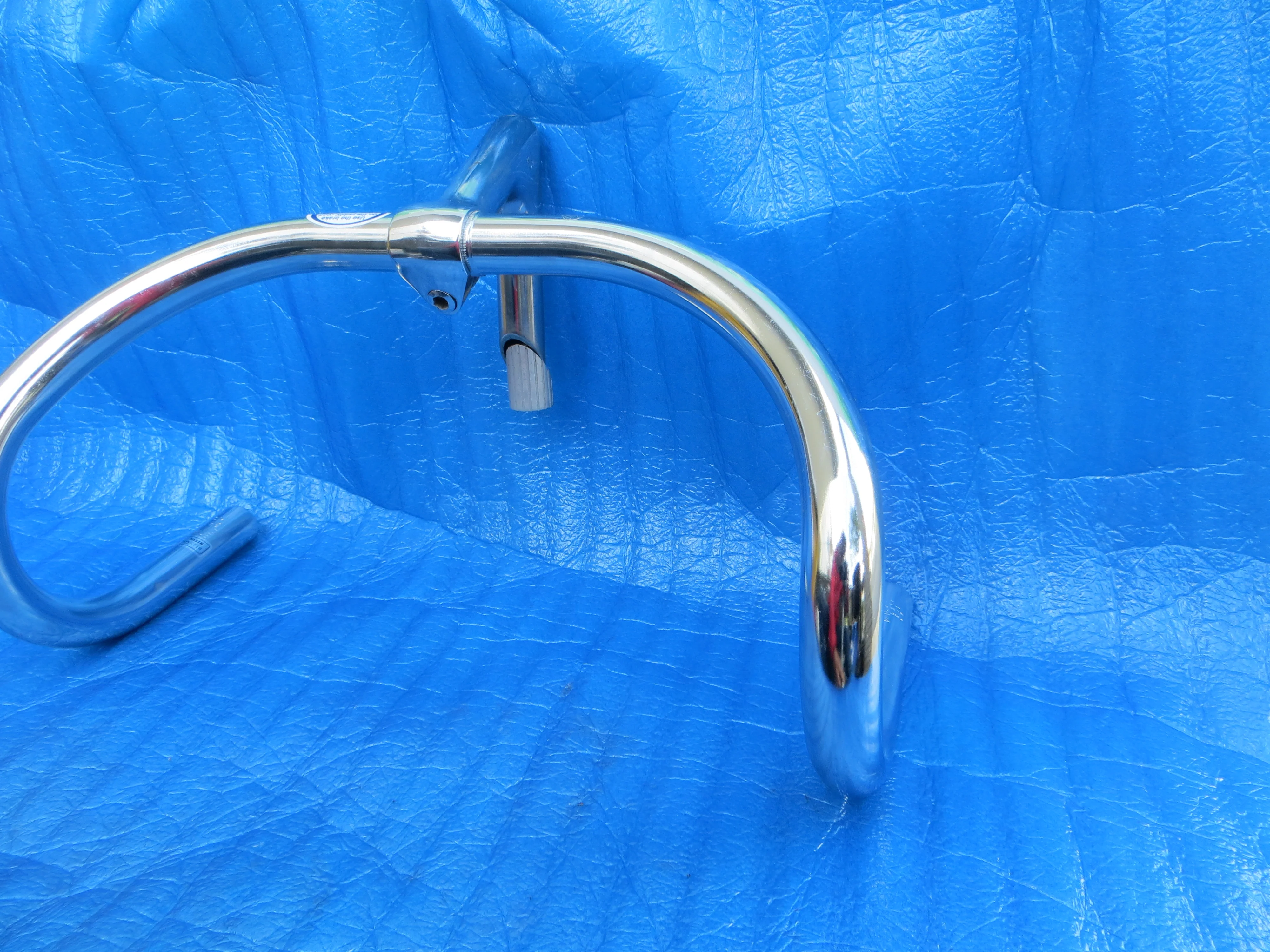B123 360mm CrMo NJS Handlebar, Nitto Jaguar, 85mm/58 degree Steel NJS Stem (25111913) - Image 3