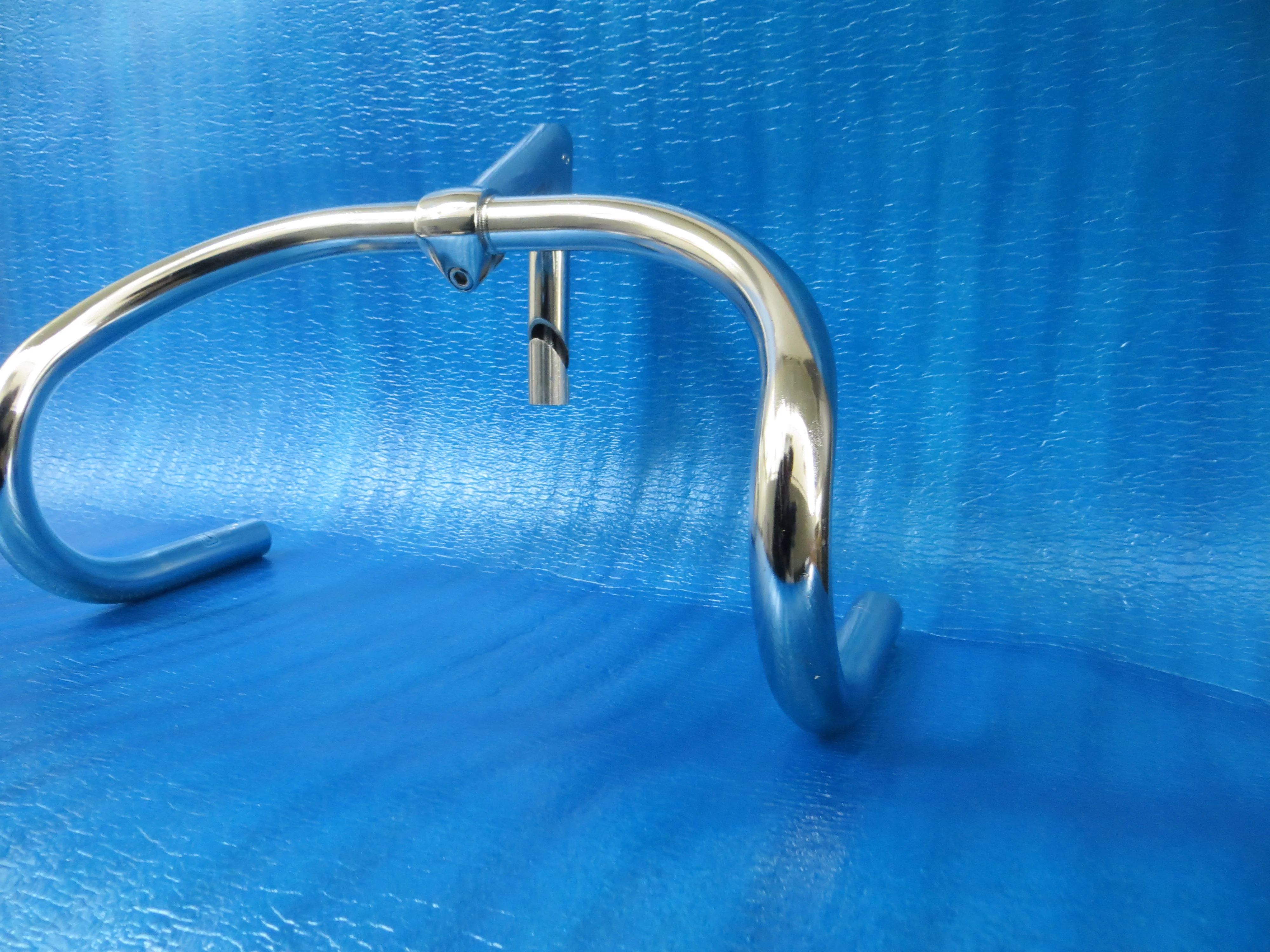 B123 360mm CrMo NJS Handlebar, Nitto Jaguar, 95mm/58 degree Steel NJS Stem (24032001) - Image 3