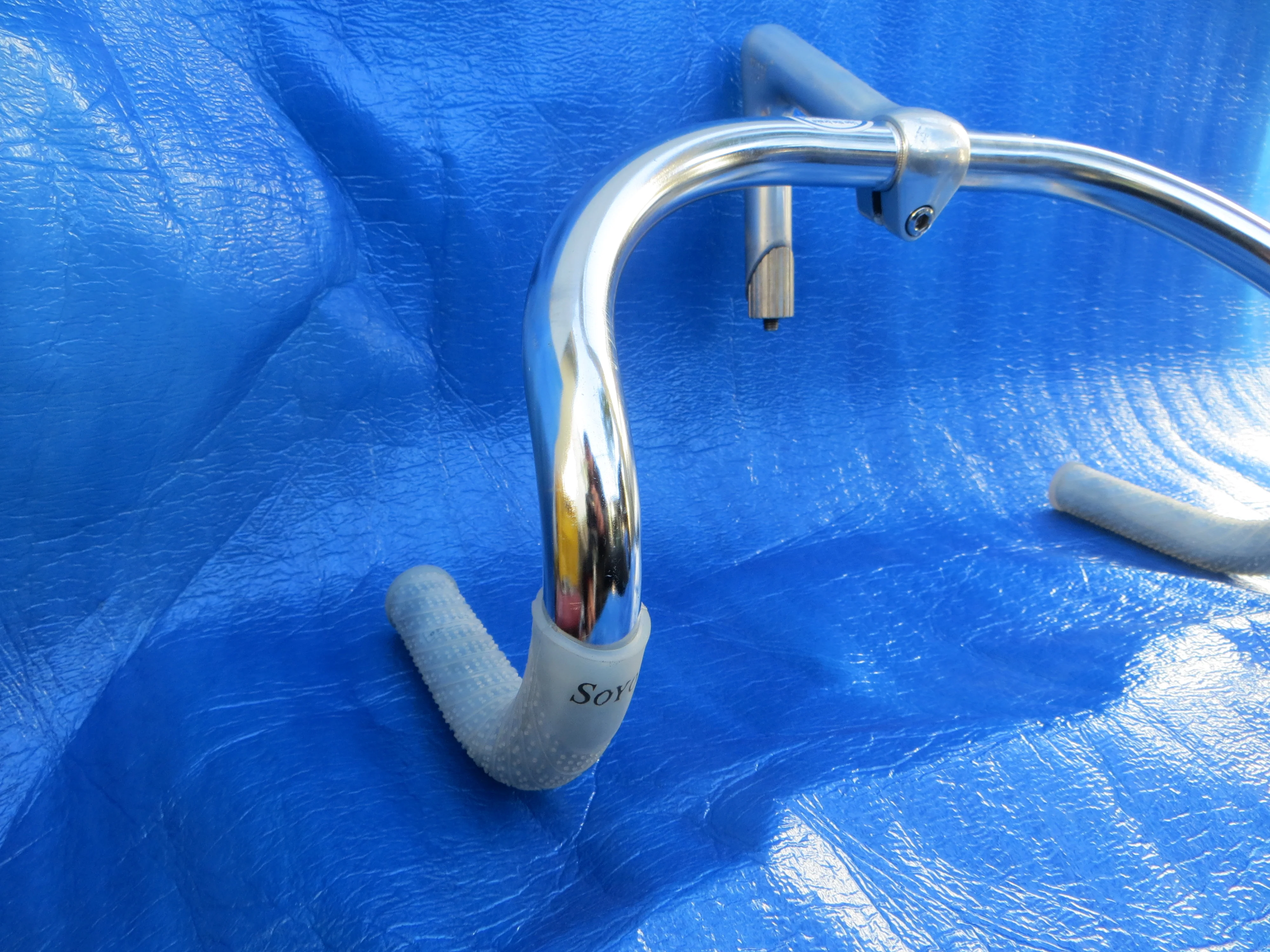 B123 370mm CrMo NJS Handlebar, Nitto Jaguar 110mm/58degree AA NJS Stem, Soyo Grips (25012204) - Image 2