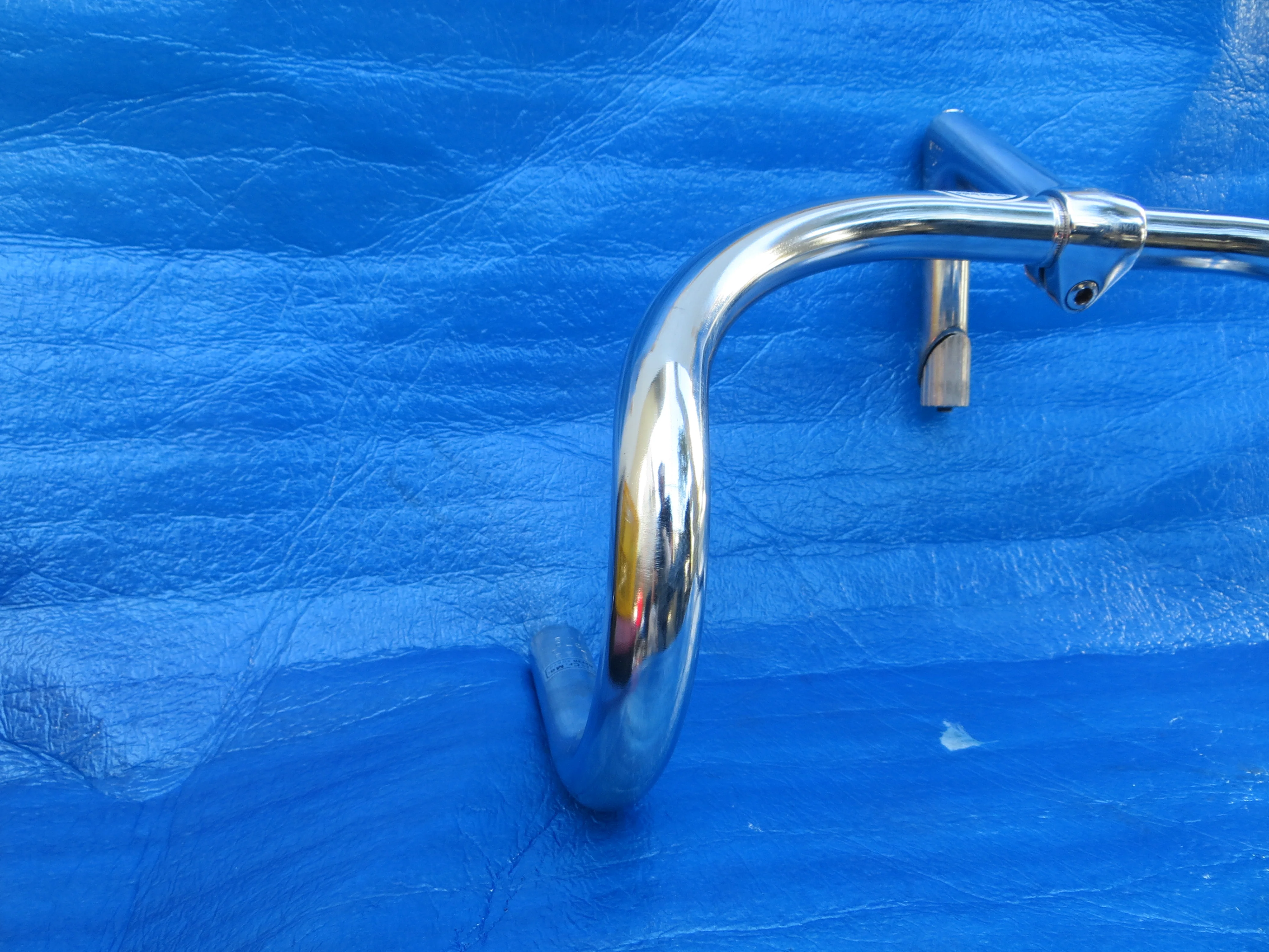 B123 370mm CrMo NJS Handlebar, Nitto Jaguar 115mm/58 degree Steel NJS Stem (24101305) - Image 2
