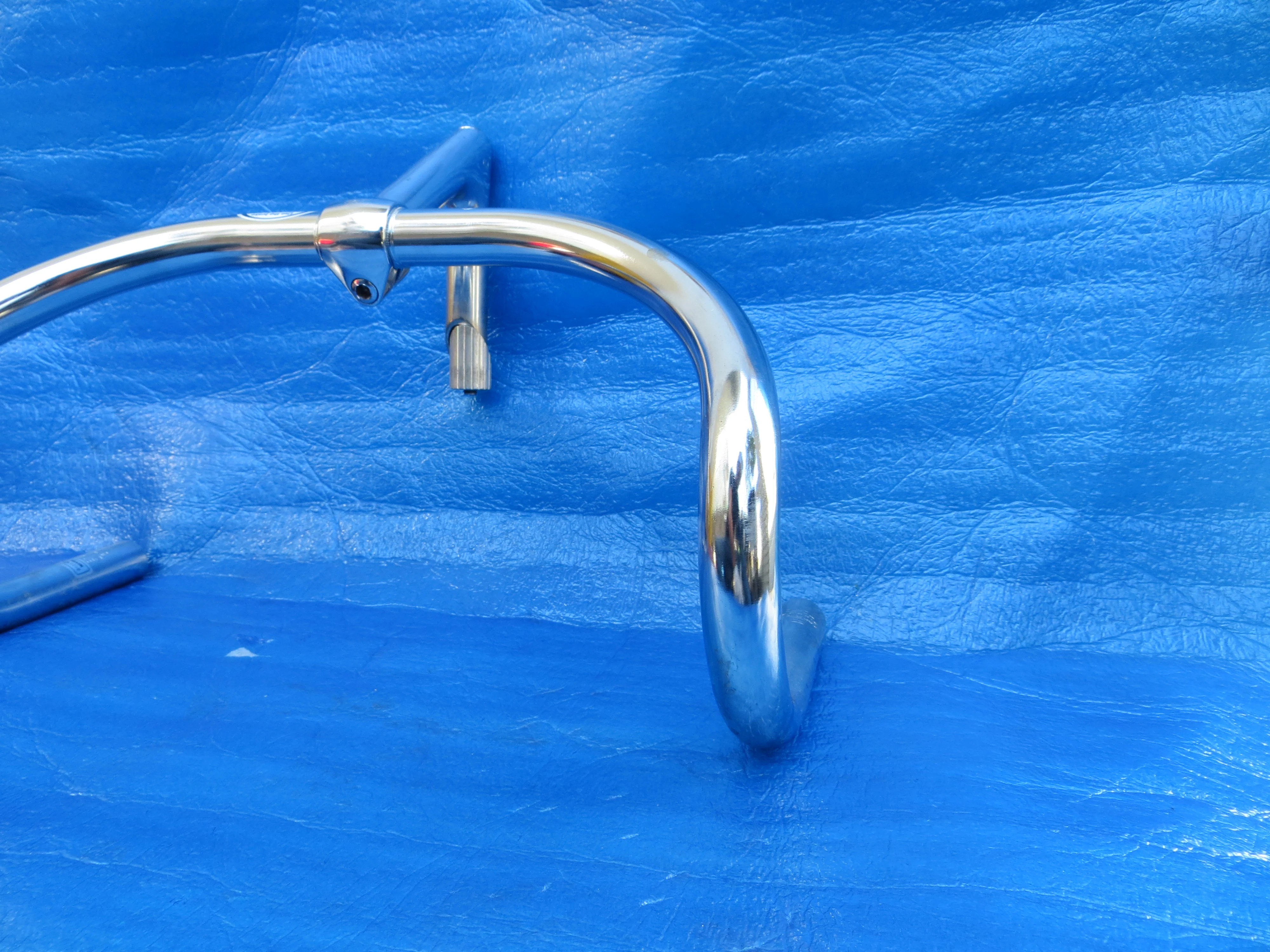B123 370mm CrMo NJS Handlebar, Nitto Jaguar 115mm/58 degree Steel NJS Stem (24101305) - Image 3