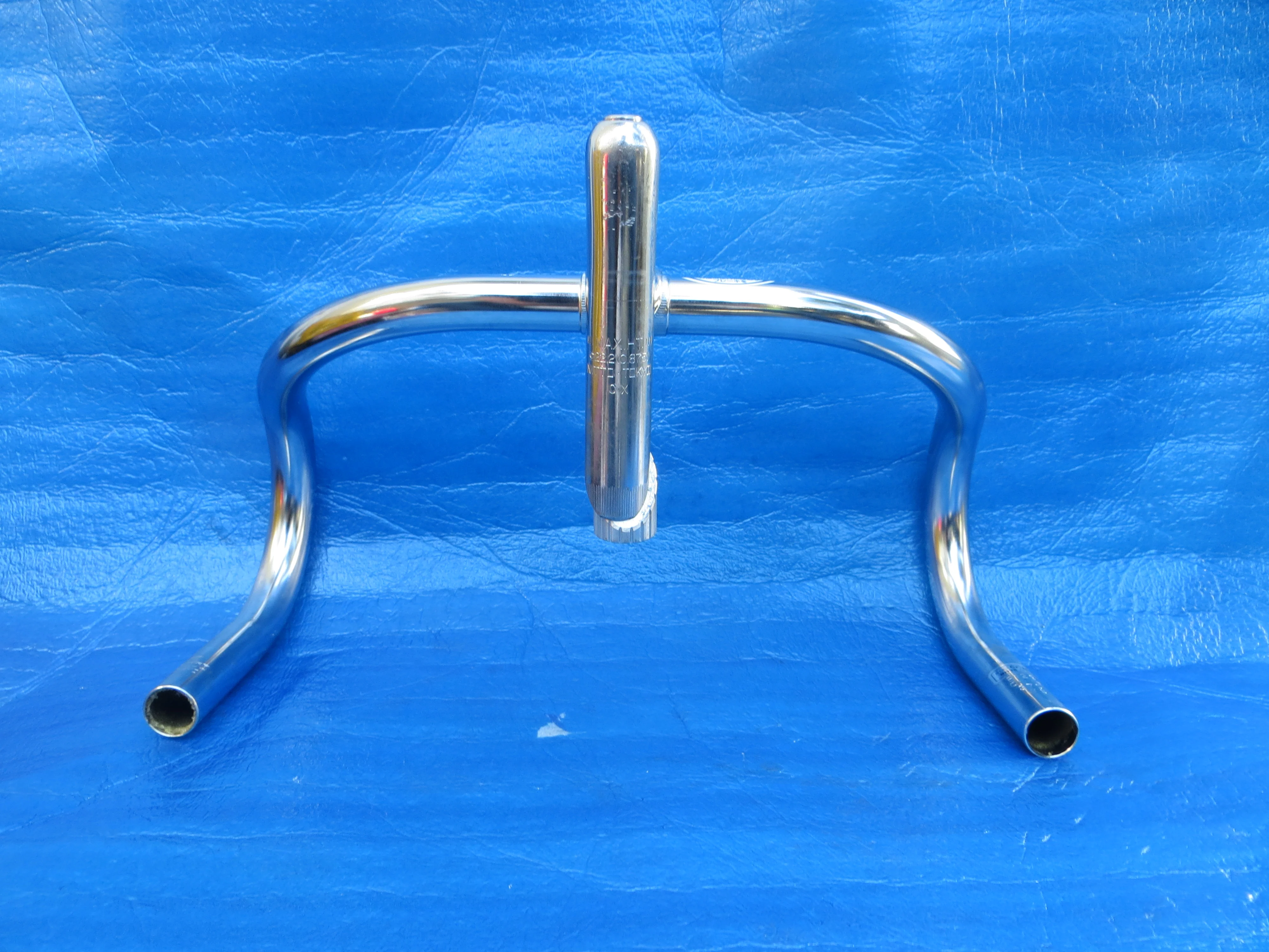 B123 370mm CrMo NJS Handlebar, Nitto Jaguar 115mm/58 degree Steel NJS Stem (24101305) - Image 4