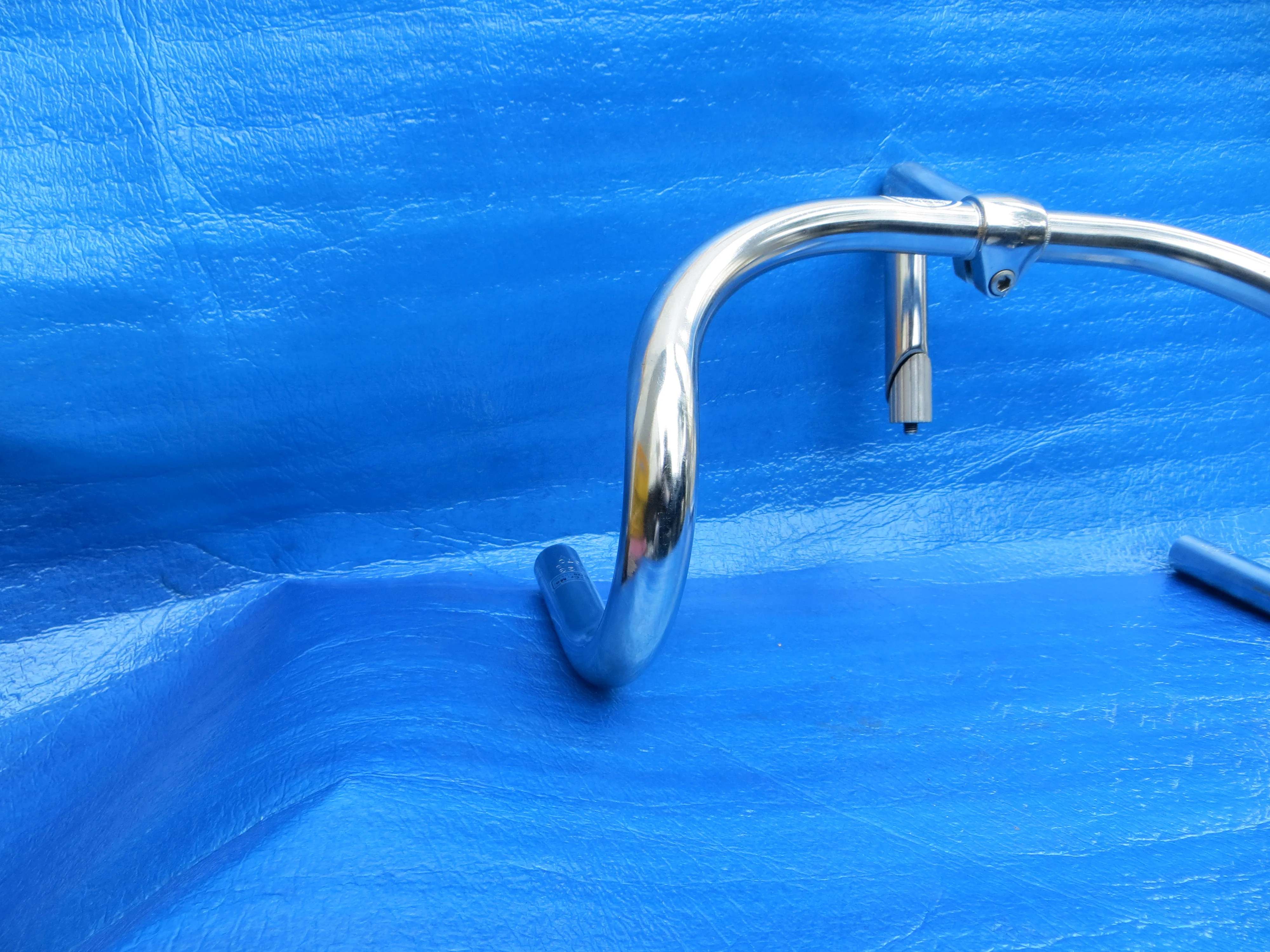 B123 370mm CrMo NJS Handlebar, Nitto Jaguar 90mm/58 degree Steel NJS Stem (24100615) - Image 2