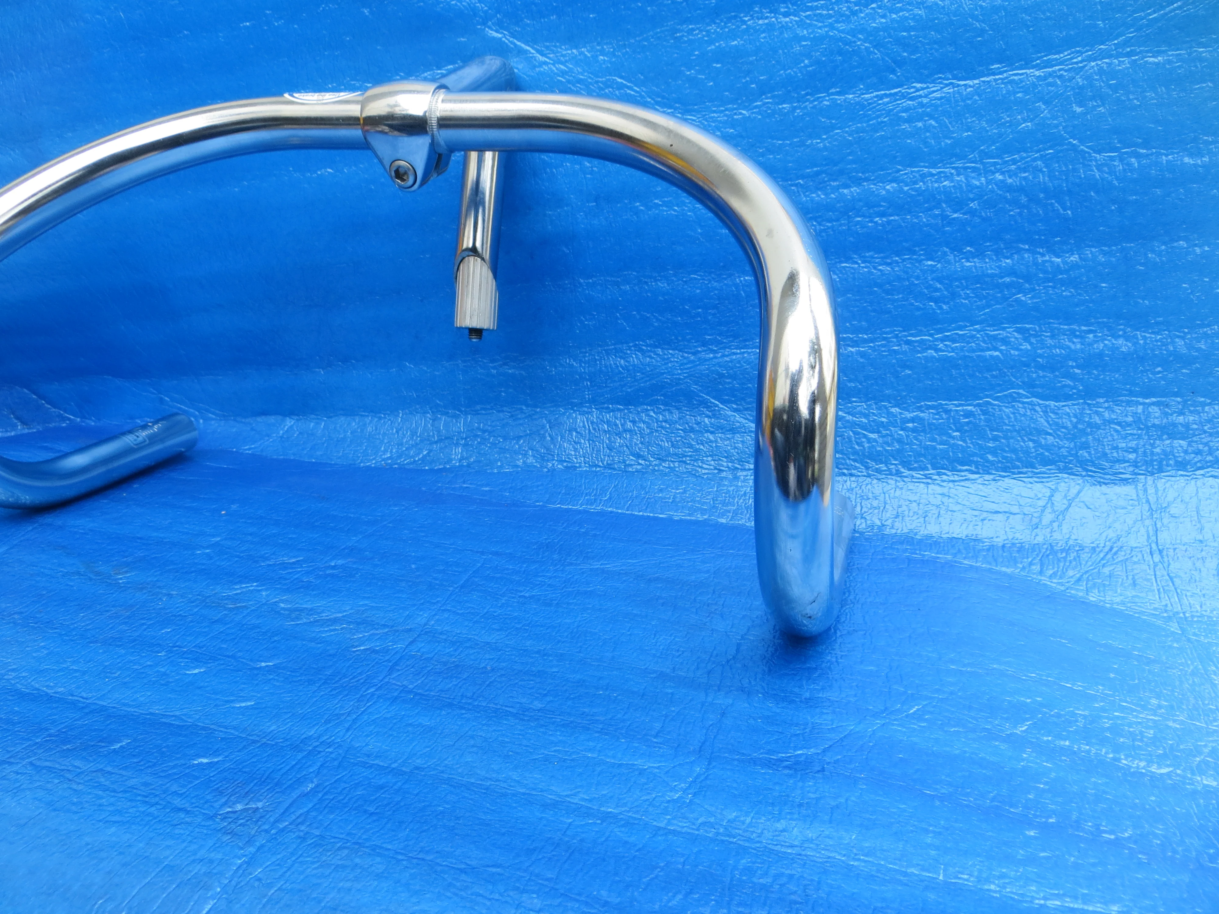 B123 370mm CrMo NJS Handlebar, Nitto Jaguar 90mm/58 degree Steel NJS Stem (24100615) - Image 3