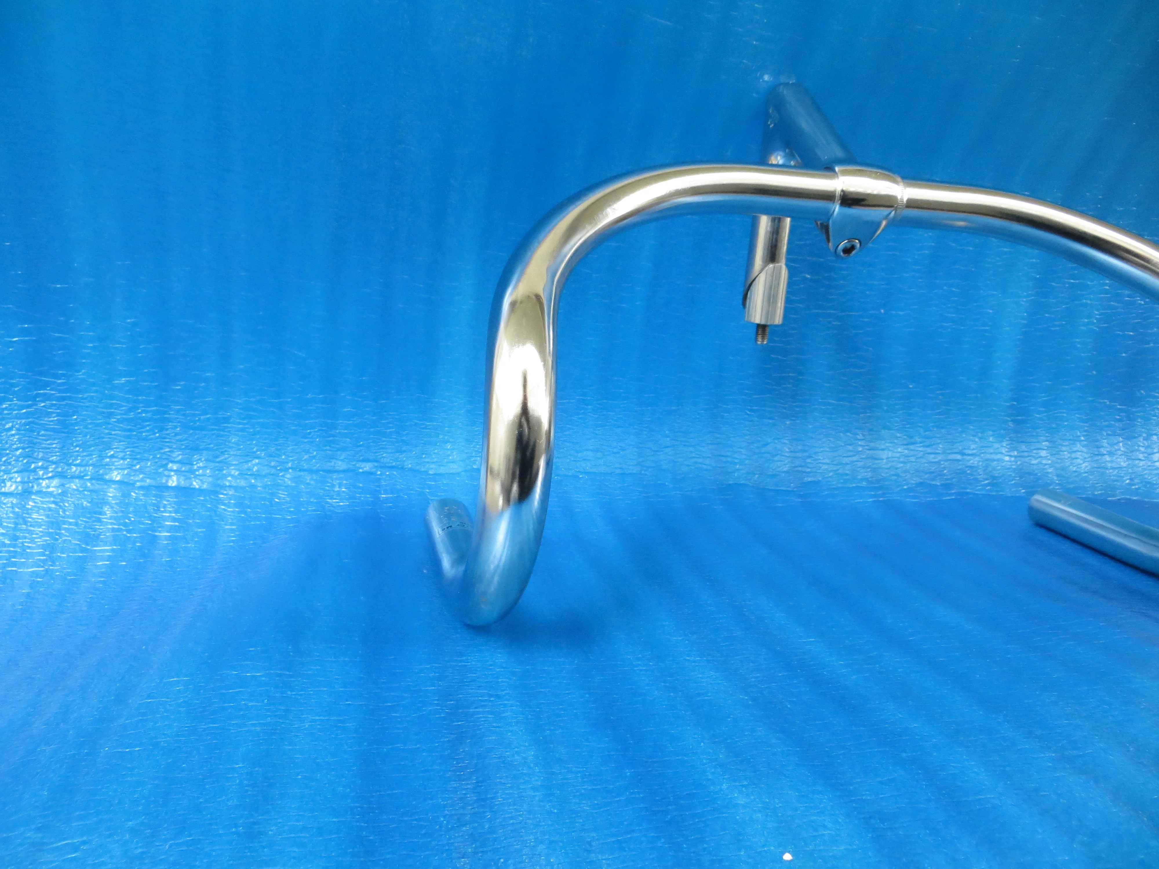 B123 370mm CrMo NJS Handlebar, Nitto Jaguar, 95mm/58 degree Steel NJS Stem (24032009) - Image 2