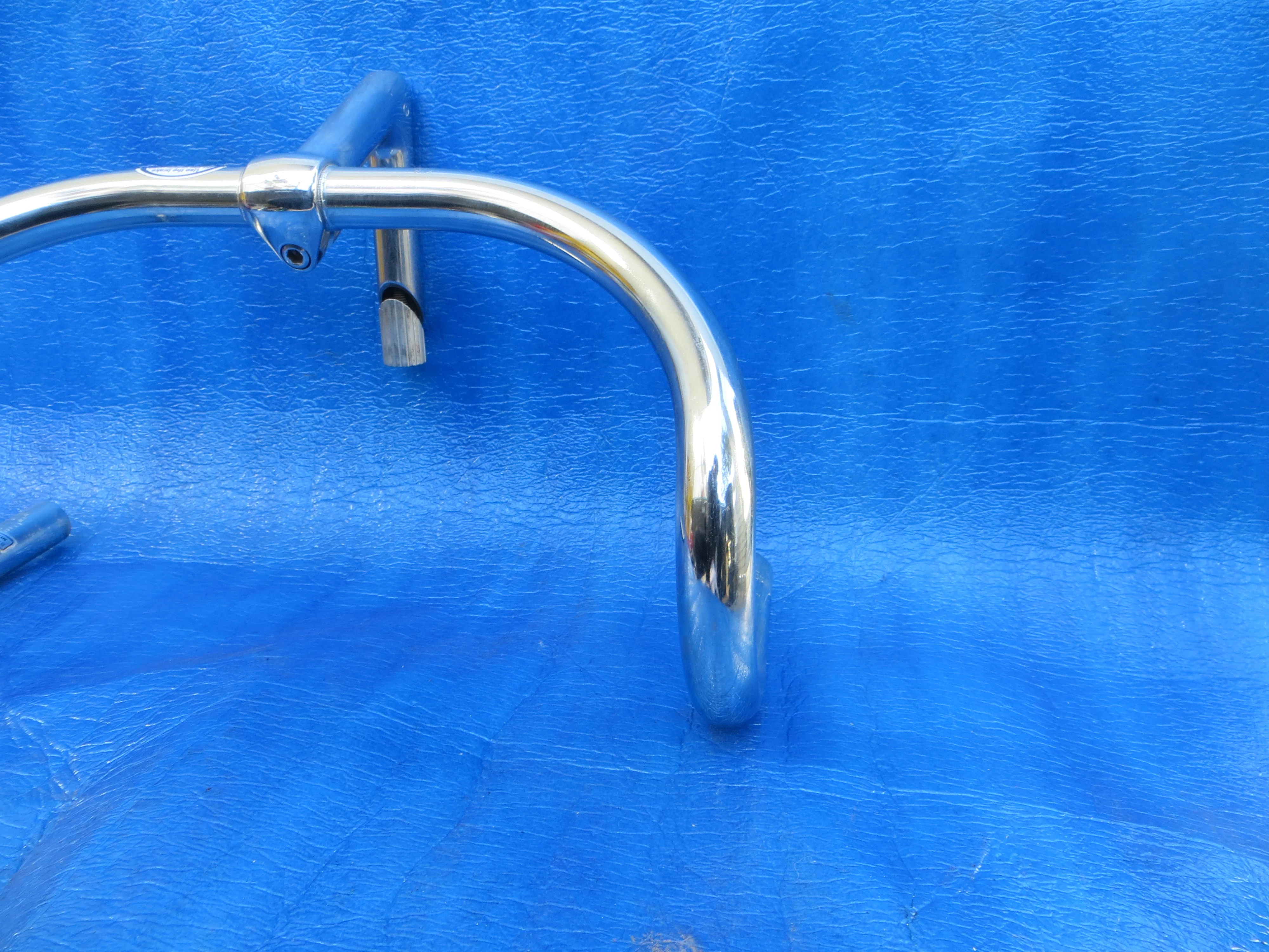 B123 370mm CrMo NJS Handlebar, Nitto Jaguar 105mm/65 degree Steel NJS Stem (25021508) - Image 3