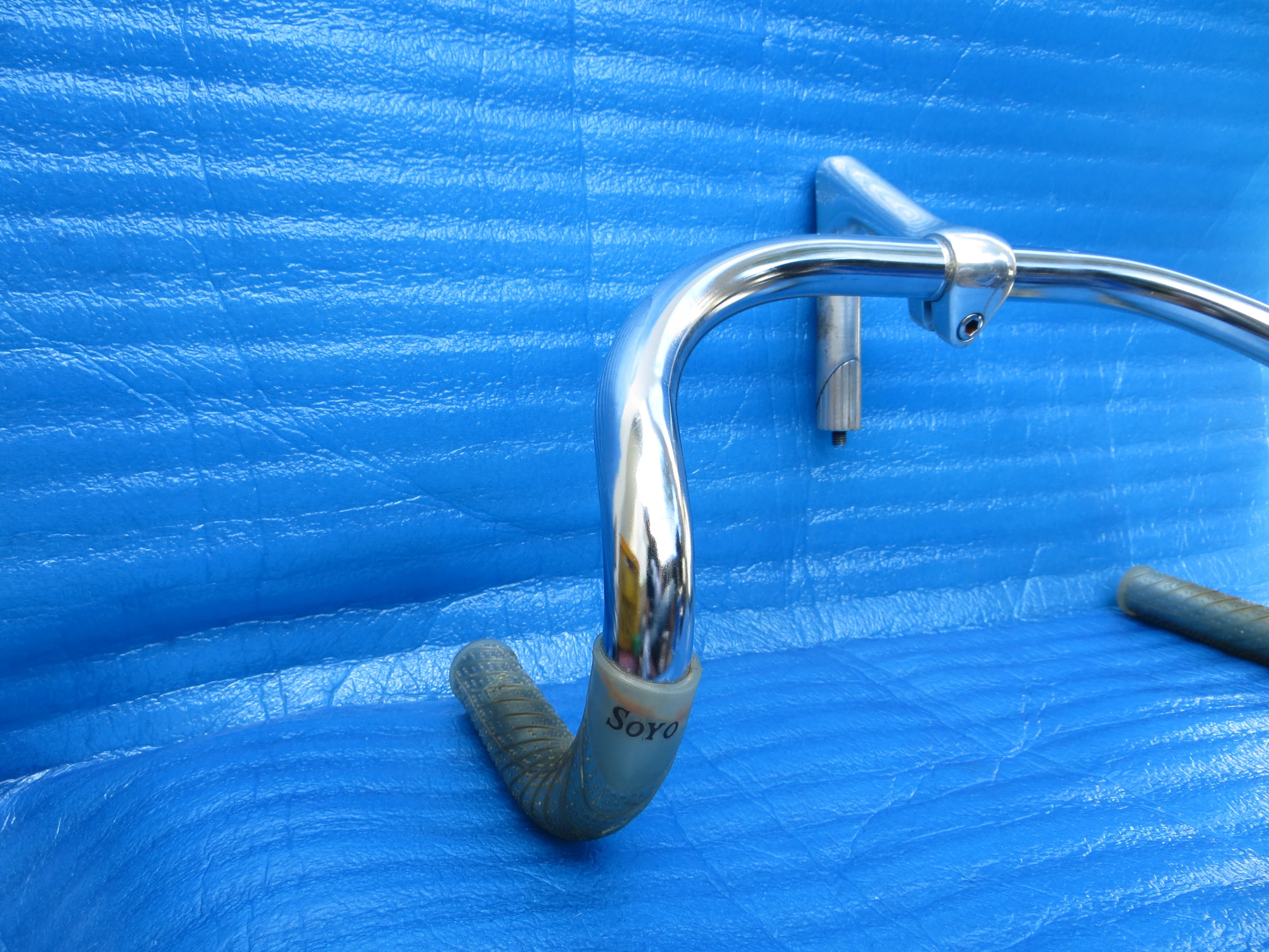 B123 380mm CrMo NJS Handlebar, Nitto Jaguar 100mm/58 degree AA NJS Stem, Soyo Grips (25072013) - Image 2