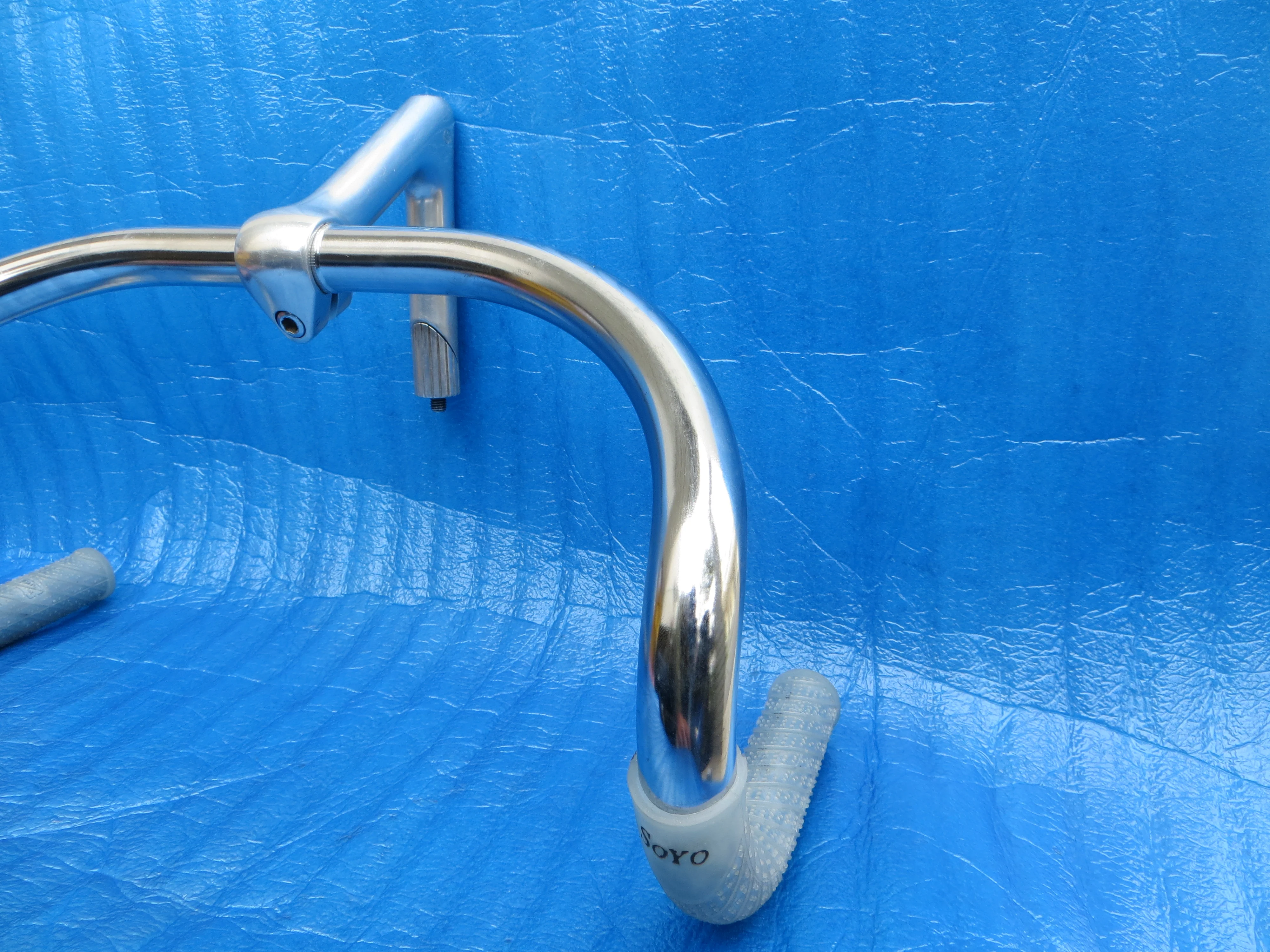 B123 380mm CrMo NJS Handlebar, Nitto Jaguar, 100mm/58 degree AA NJS Stem, Soyo Grips (25100705) - Image 3