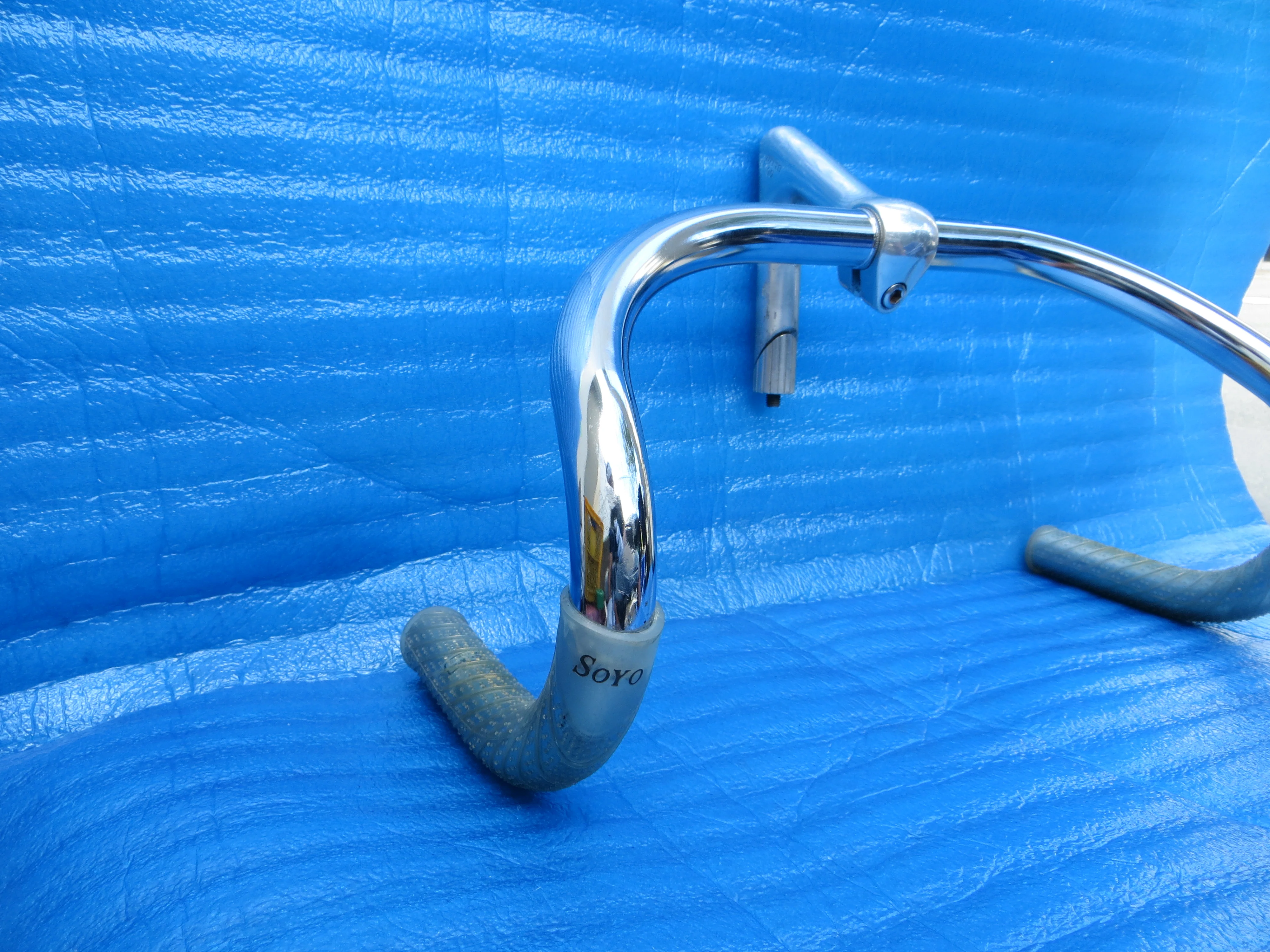B123 380mm CrMo NJS Handlebar, Nitto Jaguar 90mm/58 degree AA NJS Stem, Soyo Grips (25072012) - Image 2