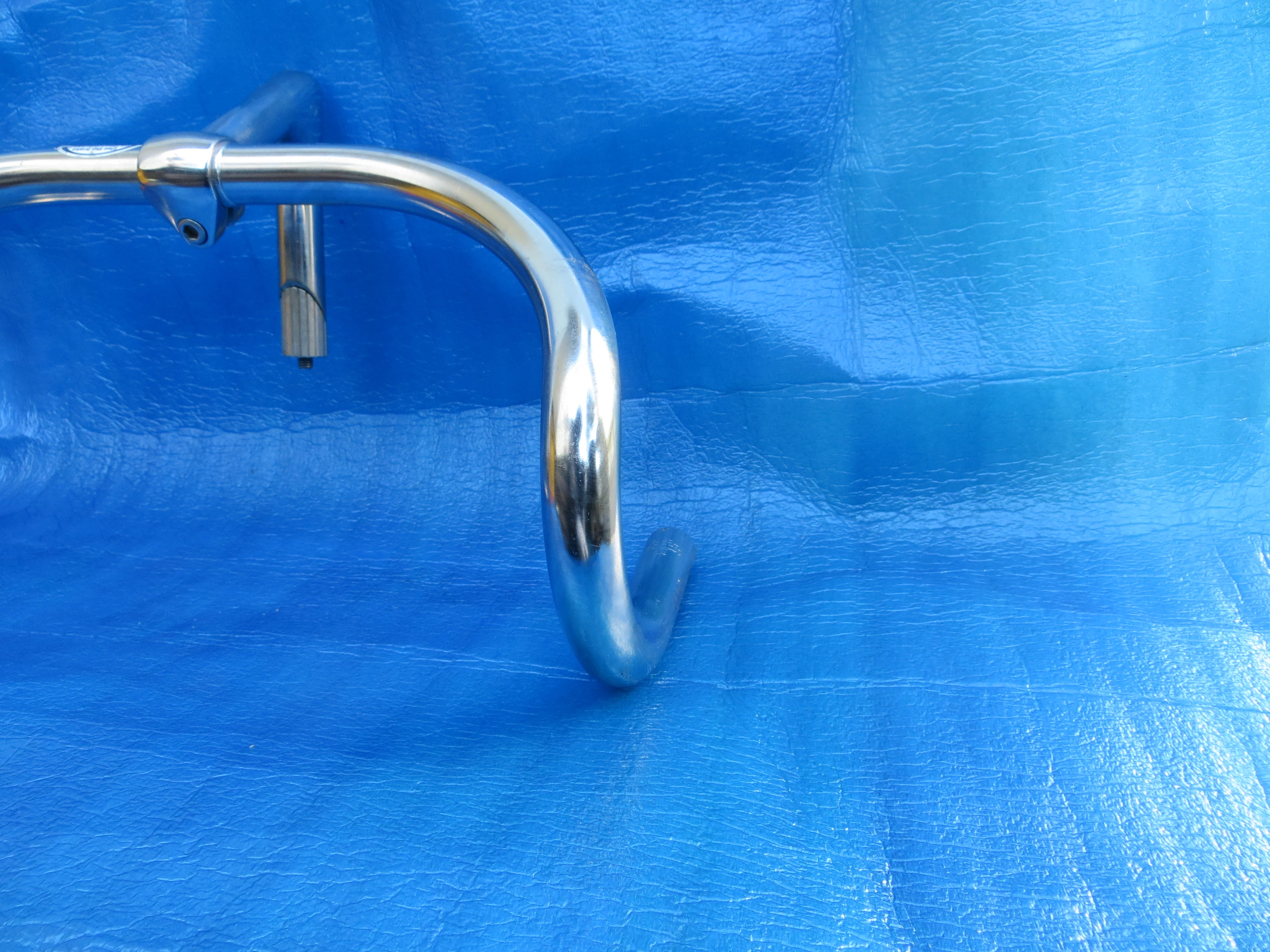 B123 380mm CrMo NJS Handlebar, Nitto Jaguar, 95mm/58 degree Steel NJS Stem (24012902) - Image 3