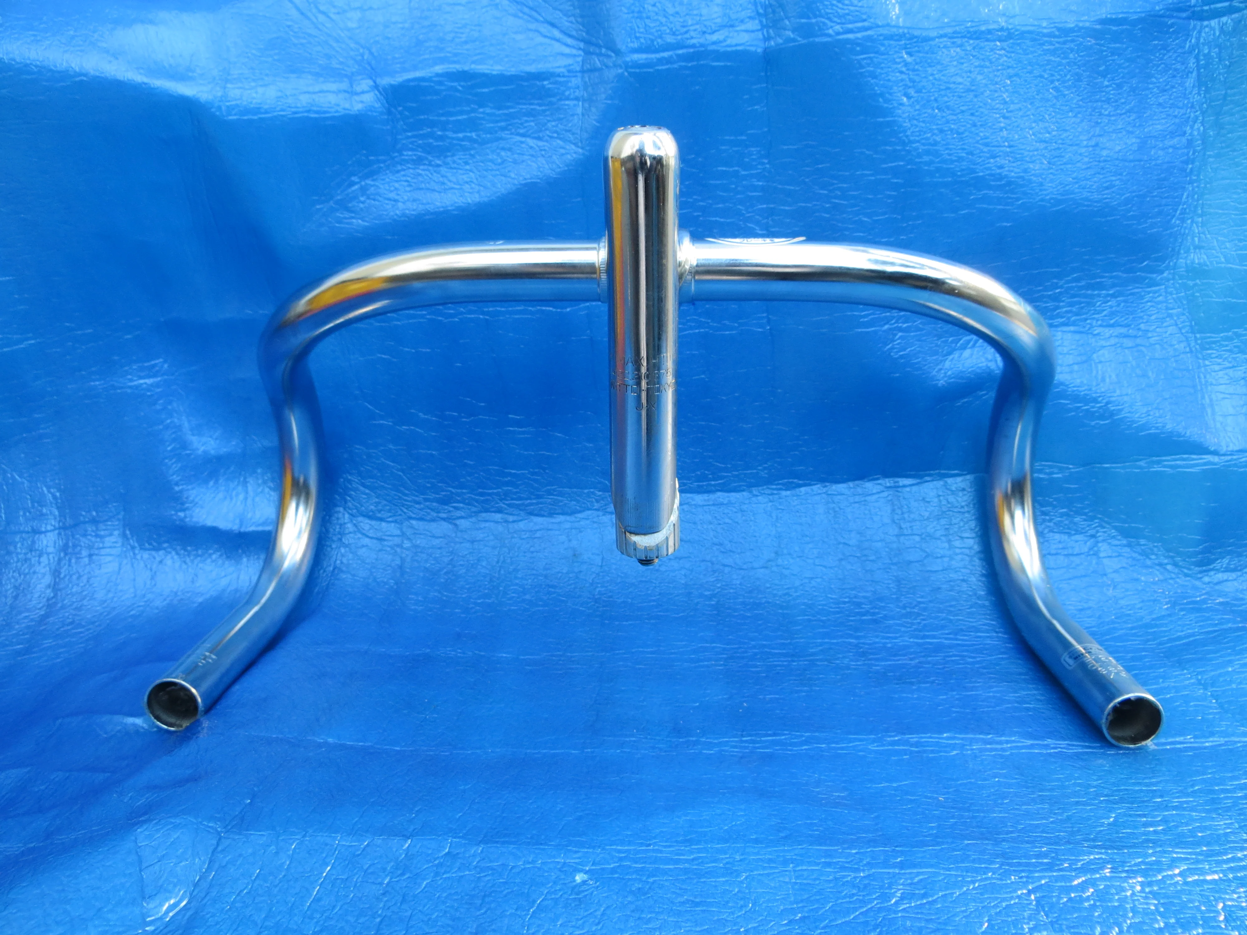 B123 380mm CrMo NJS Handlebar, Nitto Jaguar, 95mm/58 degree Steel NJS Stem (24012902) - Image 4