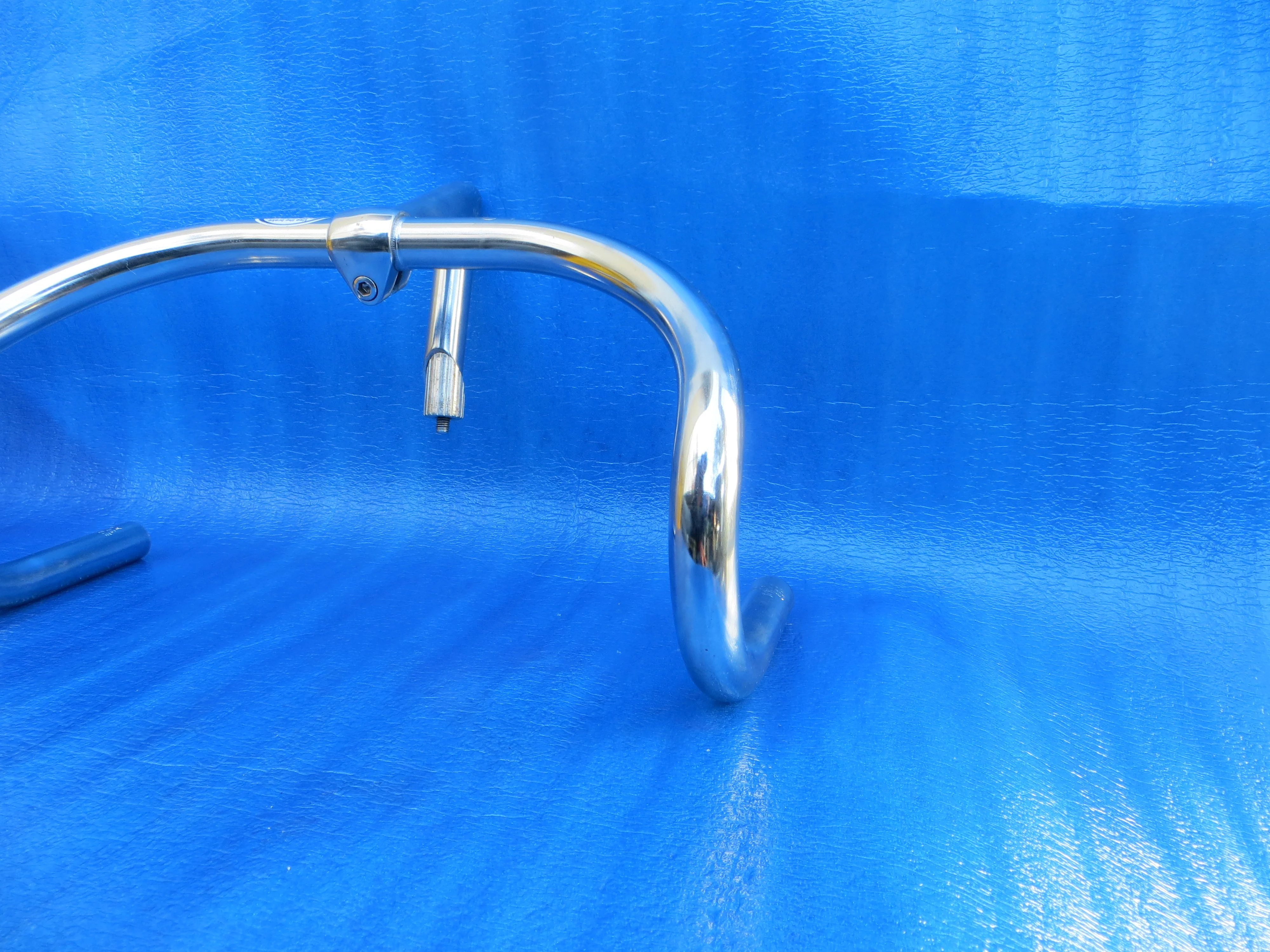 B123 390mm CrMo NJS Handlebar, Nitto Jaguar, 115mm/58 degree Steel NJS Stem (24112209) - Image 3