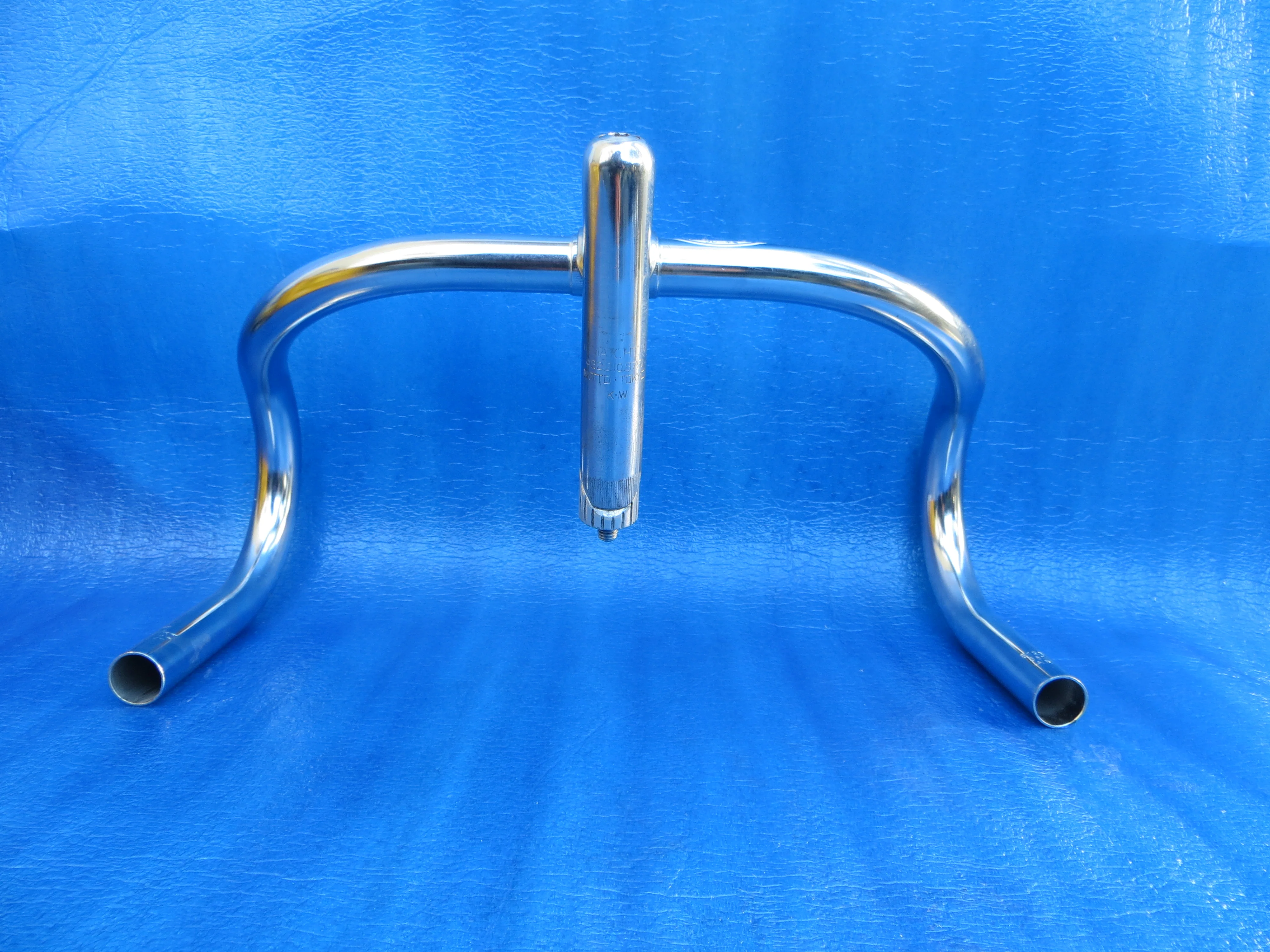 B123 390mm CrMo NJS Handlebar, Nitto Jaguar, 115mm/58 degree Steel NJS Stem (24112209) - Image 4