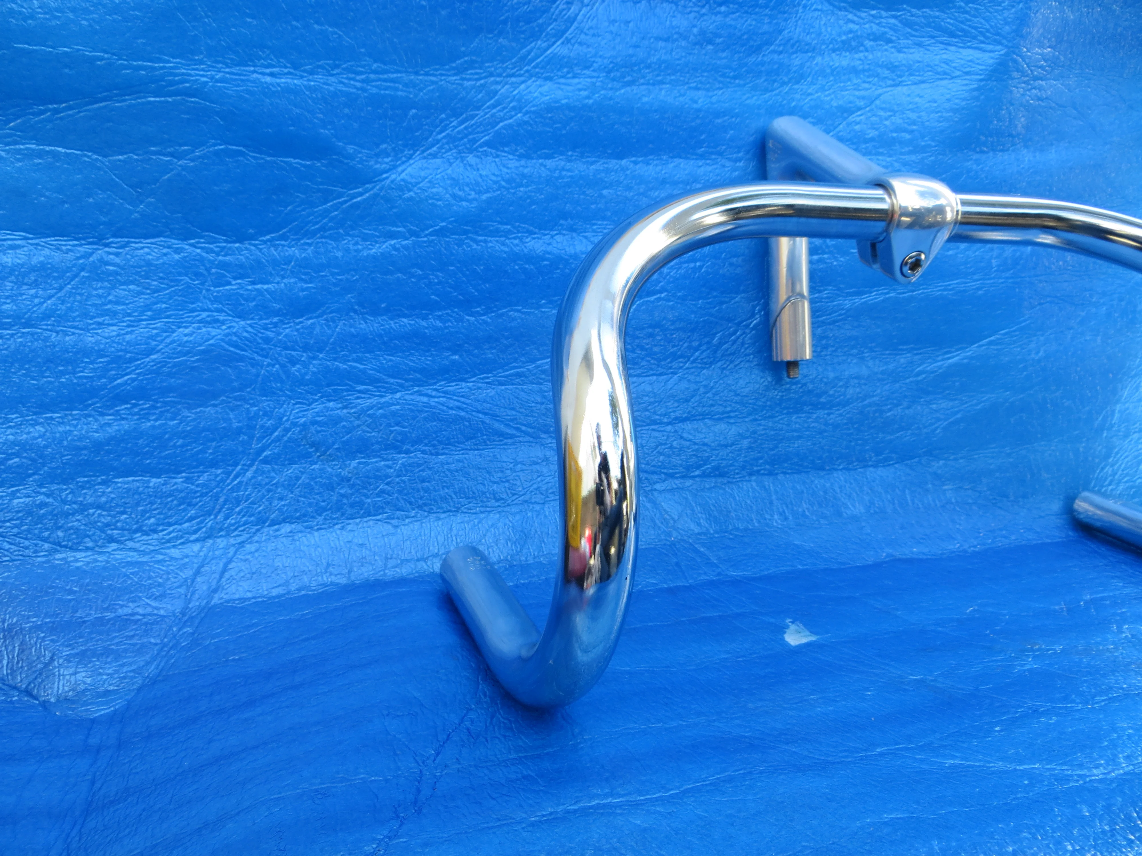 B123 390mm Steel NJS Handlebar, Nitto Jaguar 110mm/58 degree AA NJS Stem (24101303) - Image 2