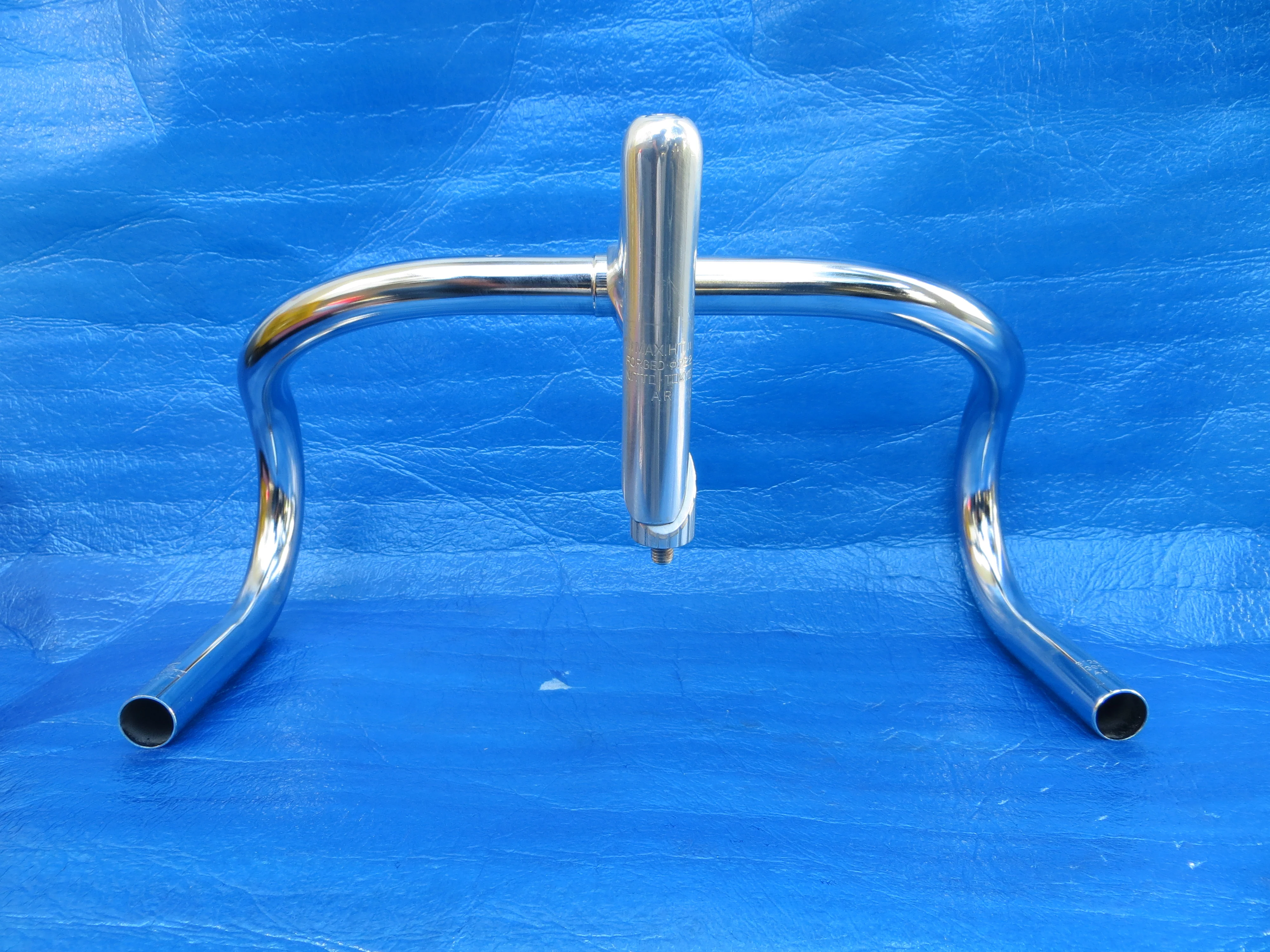 B123 390mm Steel NJS Handlebar, Nitto Jaguar 110mm/58 degree AA NJS Stem (24101303) - Image 4