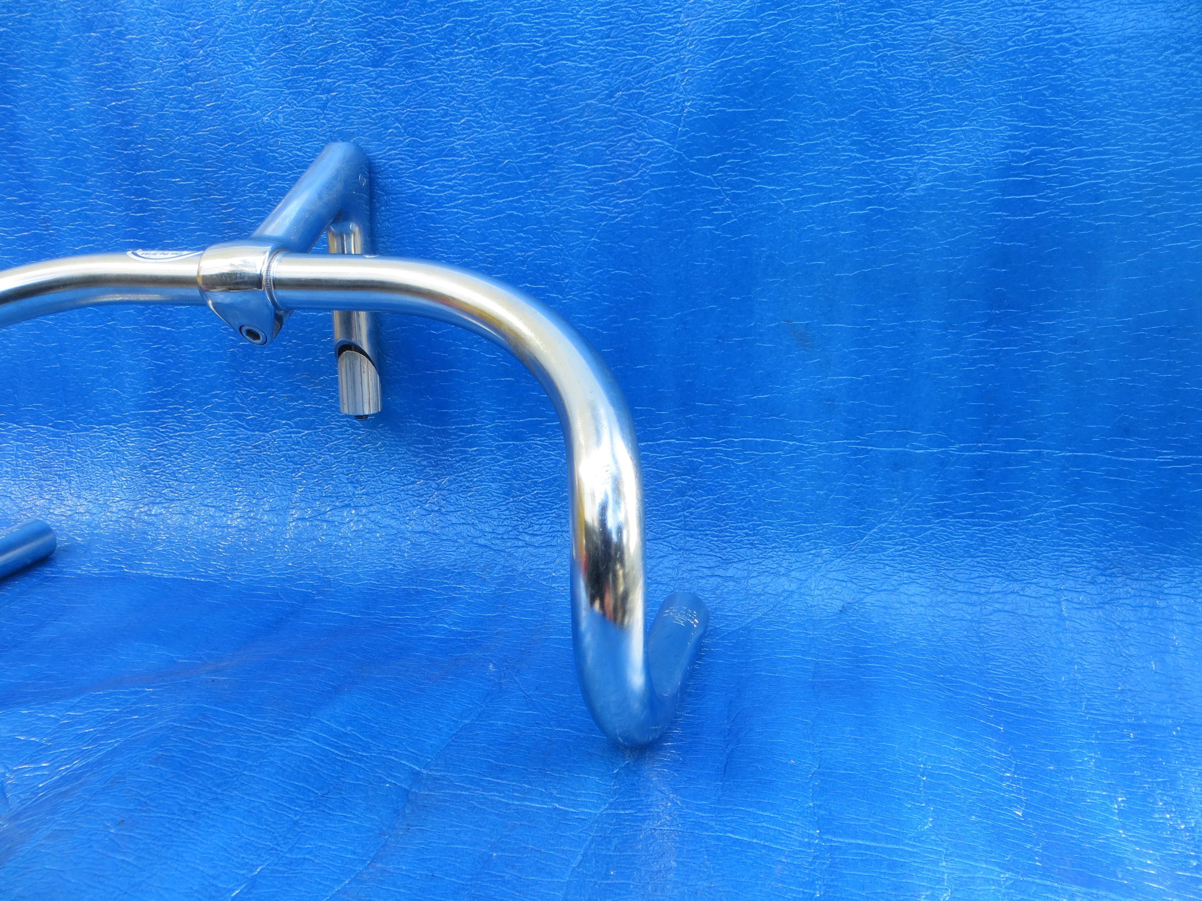 B125 370mm Sreel NJS Handlebar, Nitto Jaguar 100mm/58 degree Steel NJS Stem (25021506) - Image 3