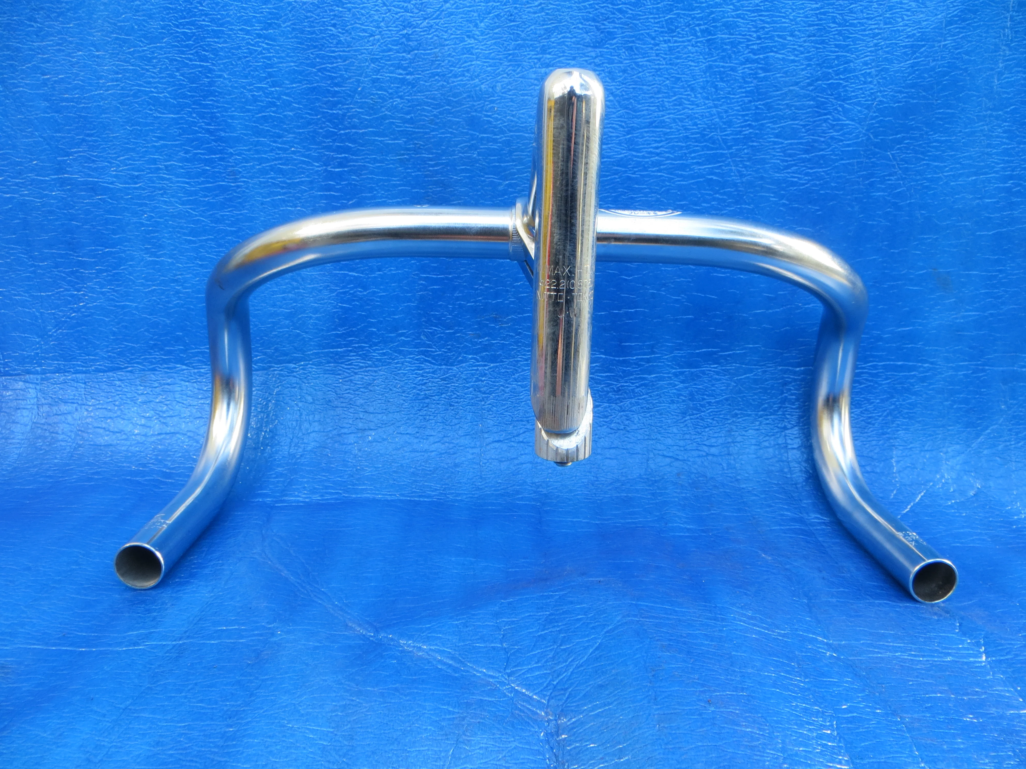 B125 370mm Sreel NJS Handlebar, Nitto Jaguar 100mm/58 degree Steel NJS Stem (25021506) - Image 4