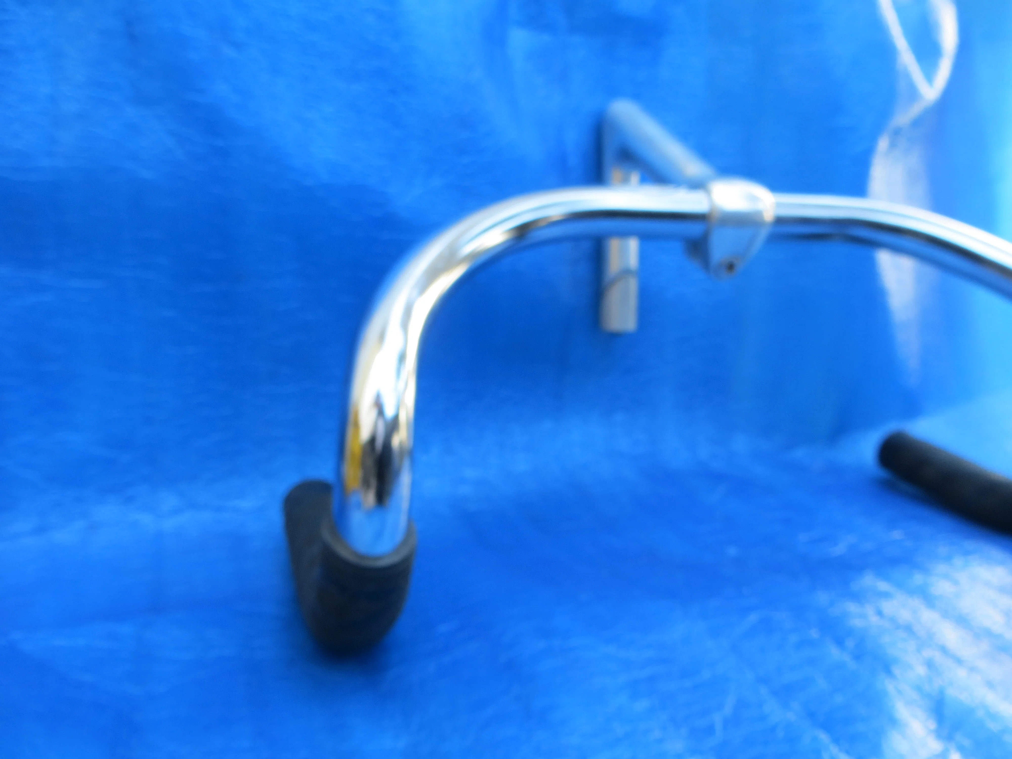 B125 380mm Steel NJS Handlebar, Nitto Jaguar 120mm/58 degree AA NJS Stem, Soyo Grips  (25032011) - Image 2