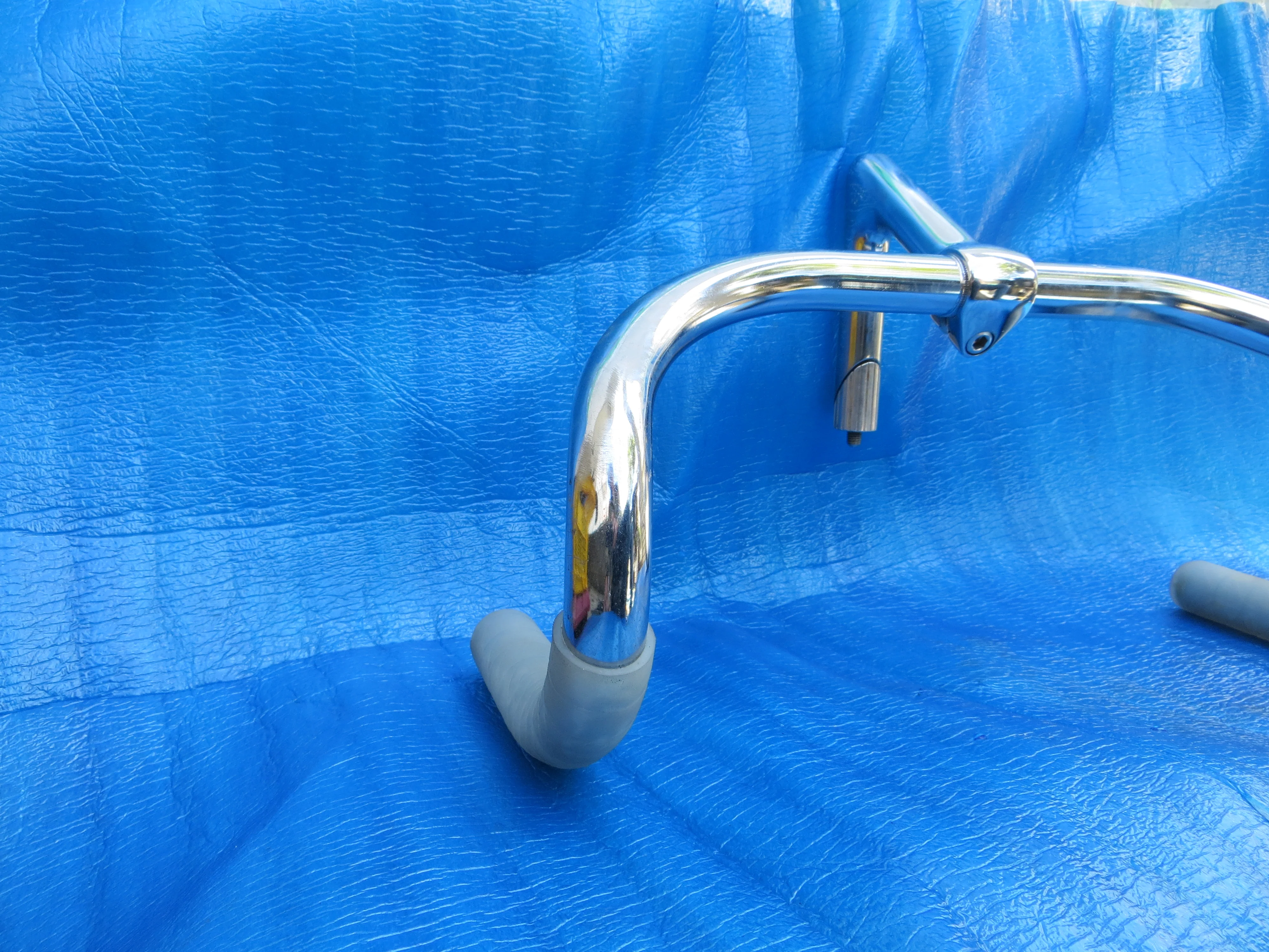 B125 380mm Steel NJS Handlebar, Nitto Jaguar, 105mm/58egree AA NJS Stem, Champ Grips (24050901) - Image 2