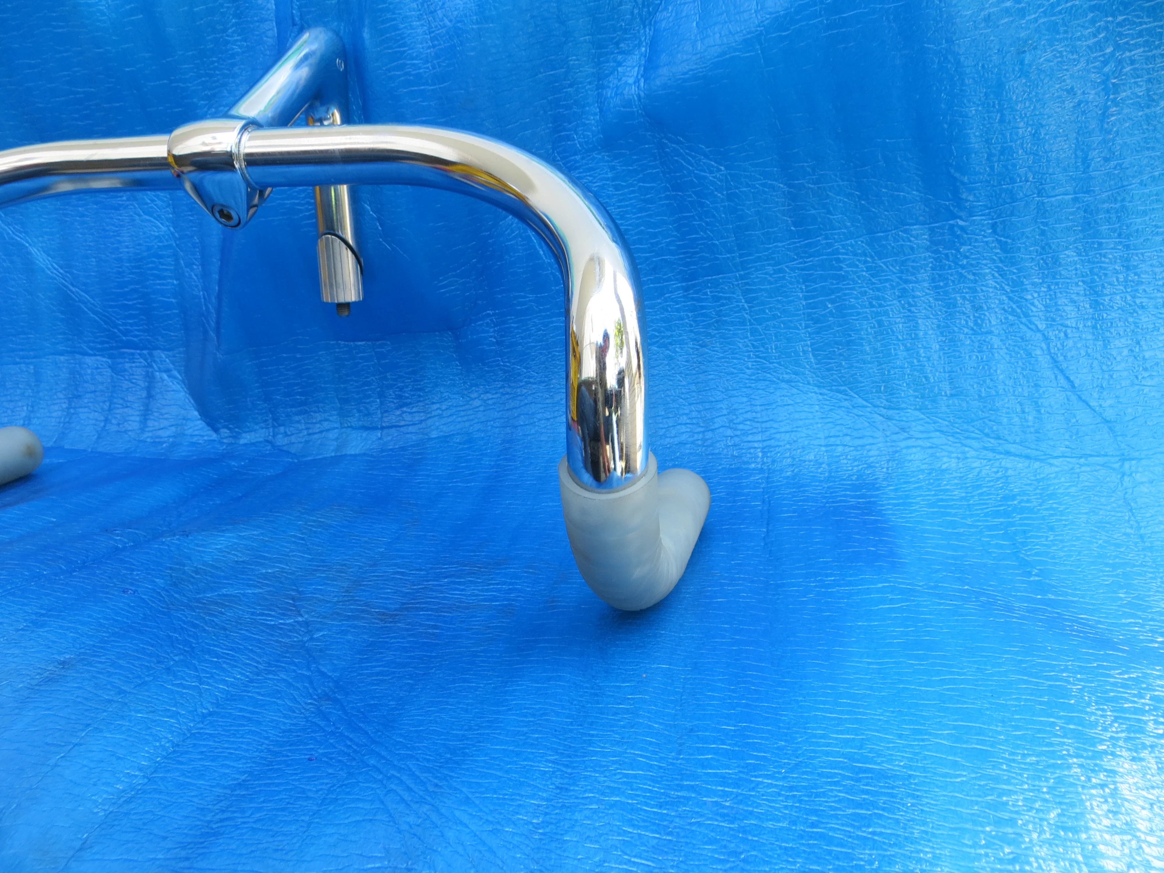 B125 380mm Steel NJS Handlebar, Nitto Jaguar, 105mm/58egree AA NJS Stem, Champ Grips (24050901) - Image 3