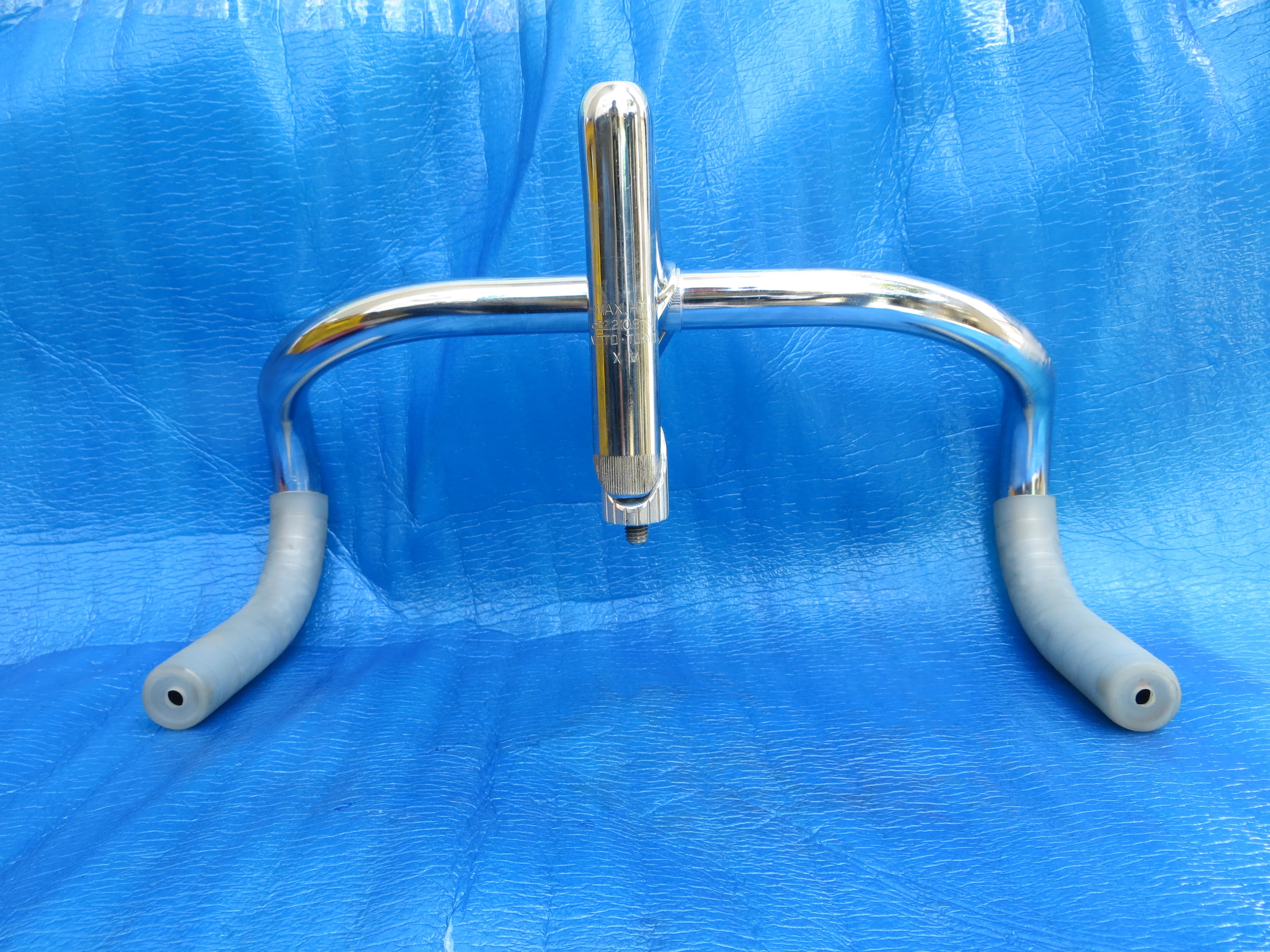 B125 380mm Steel NJS Handlebar, Nitto Jaguar, 105mm/58egree AA NJS Stem, Champ Grips (24050901) - Image 4