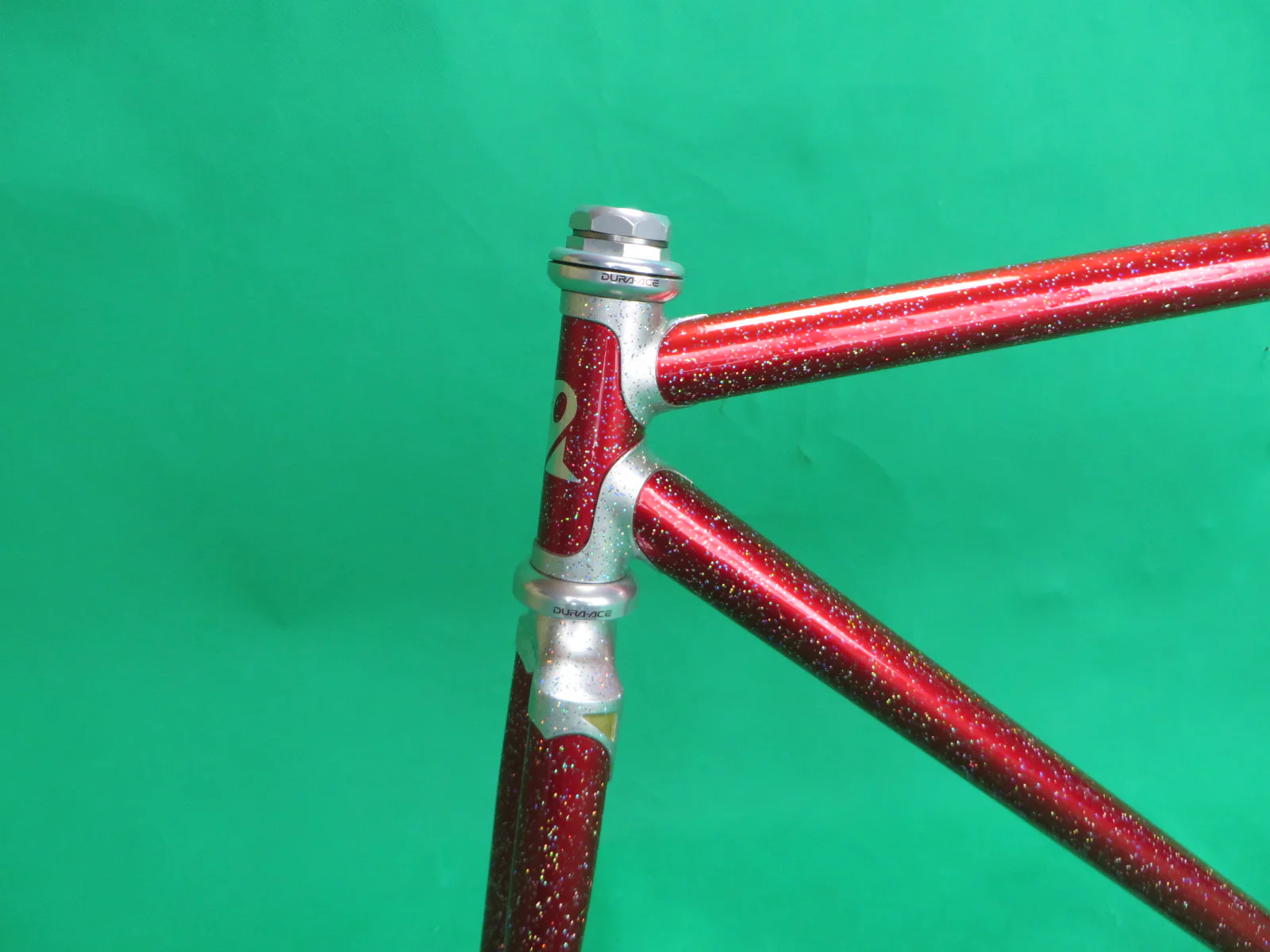 BOMBER PRO // Red / Silver Lugs with rainbow flake // 51cm - Image 2