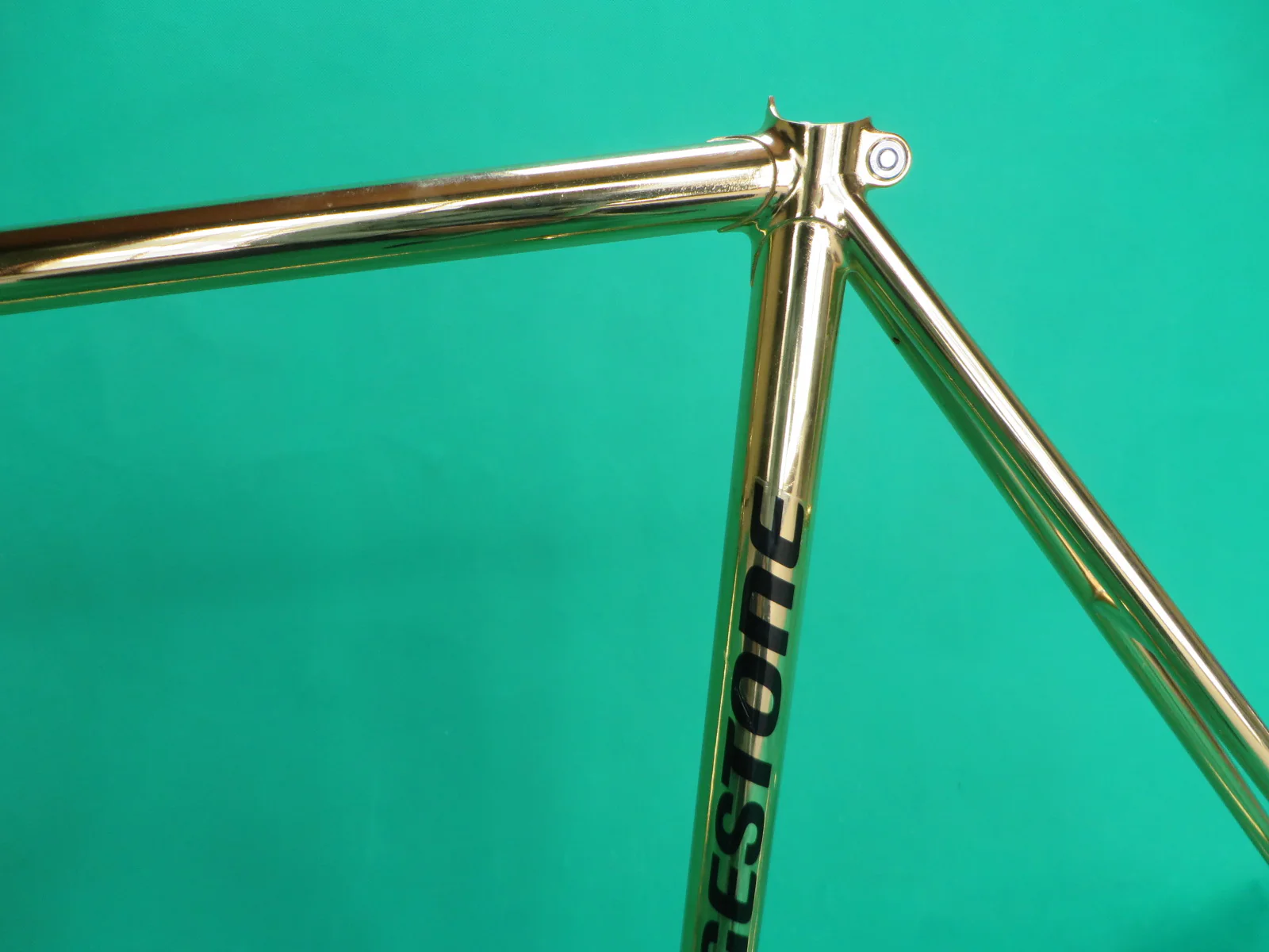 Bridgestone  Columbus Max Fork // Gold Plated Finish // 54.5cm - Image 5