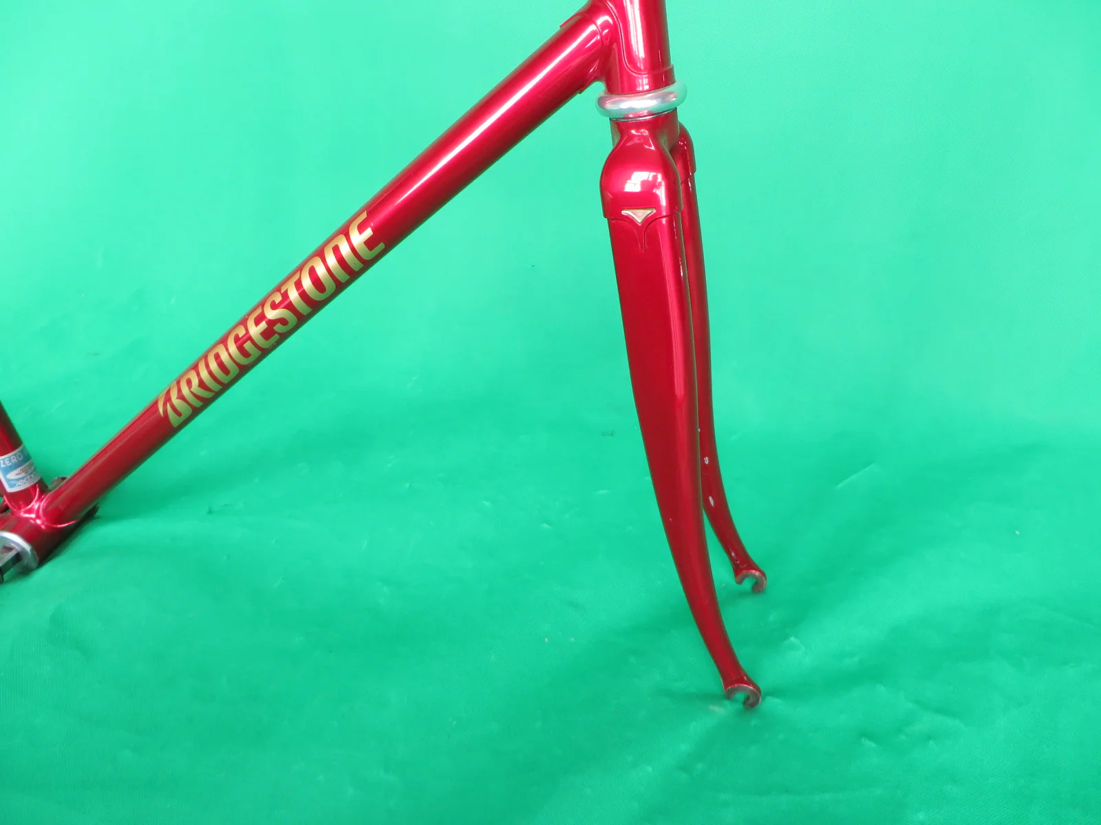 Bridgestone 2016 Columbus Max Fork // Candy Red // Dedacciai Zero Uno Tubing // 51.5cm - Image 10